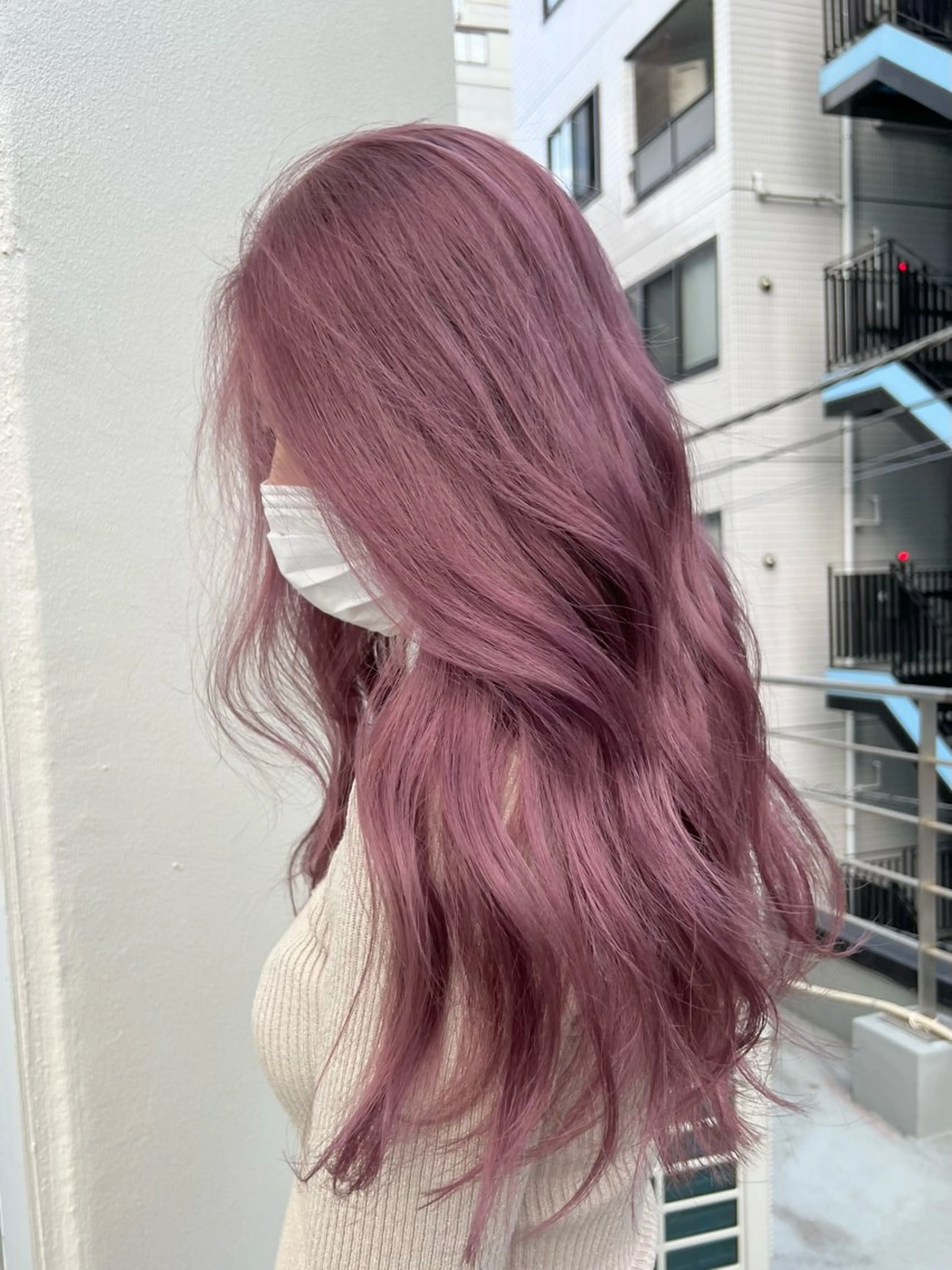 セミロング カラー ブリーチ　ハイトーン 特化🌈フジタハルキのヘアスタイル