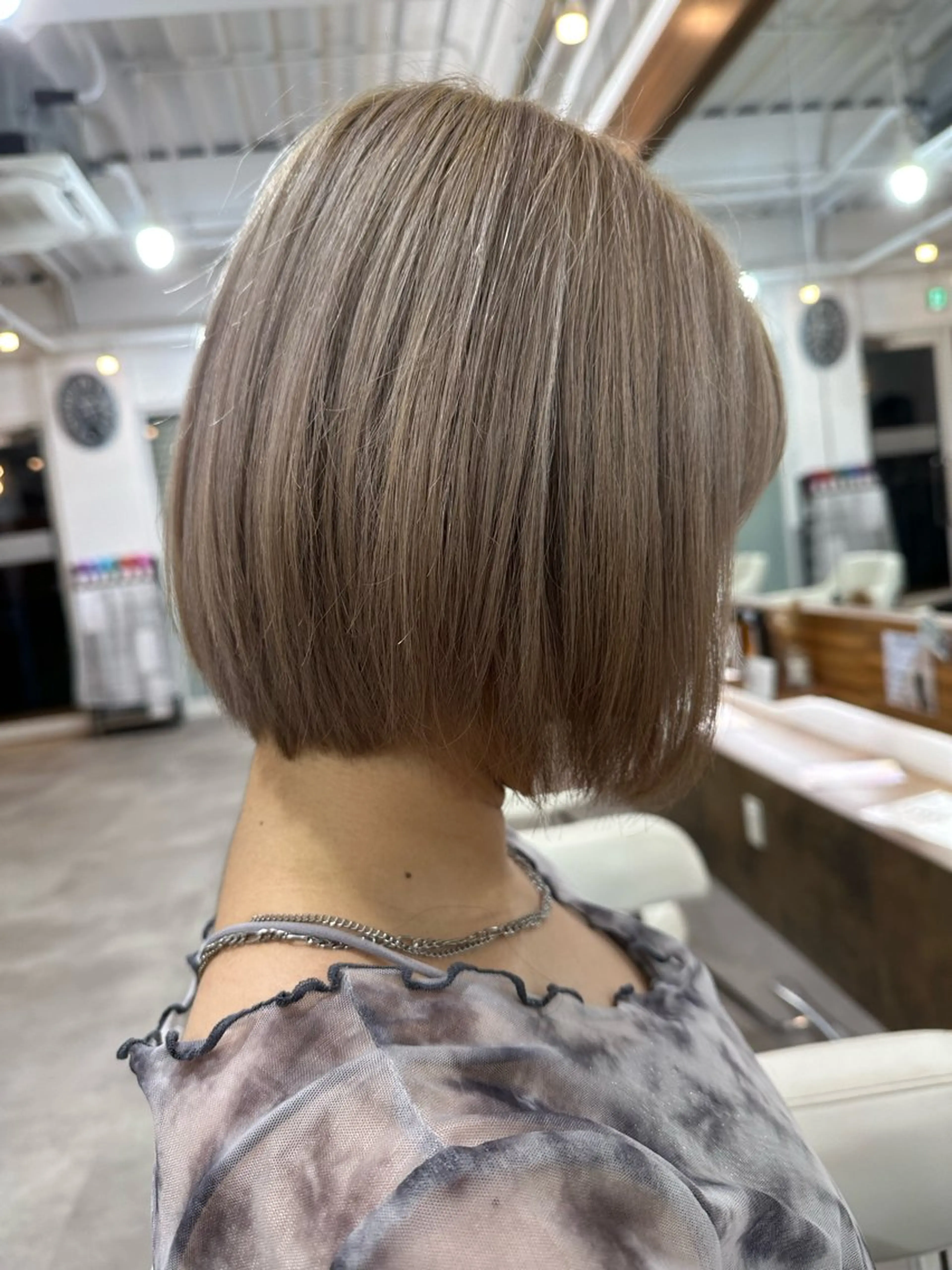 カラー TOTOSA  Coming所属・我満 宏映のヘアスタイル