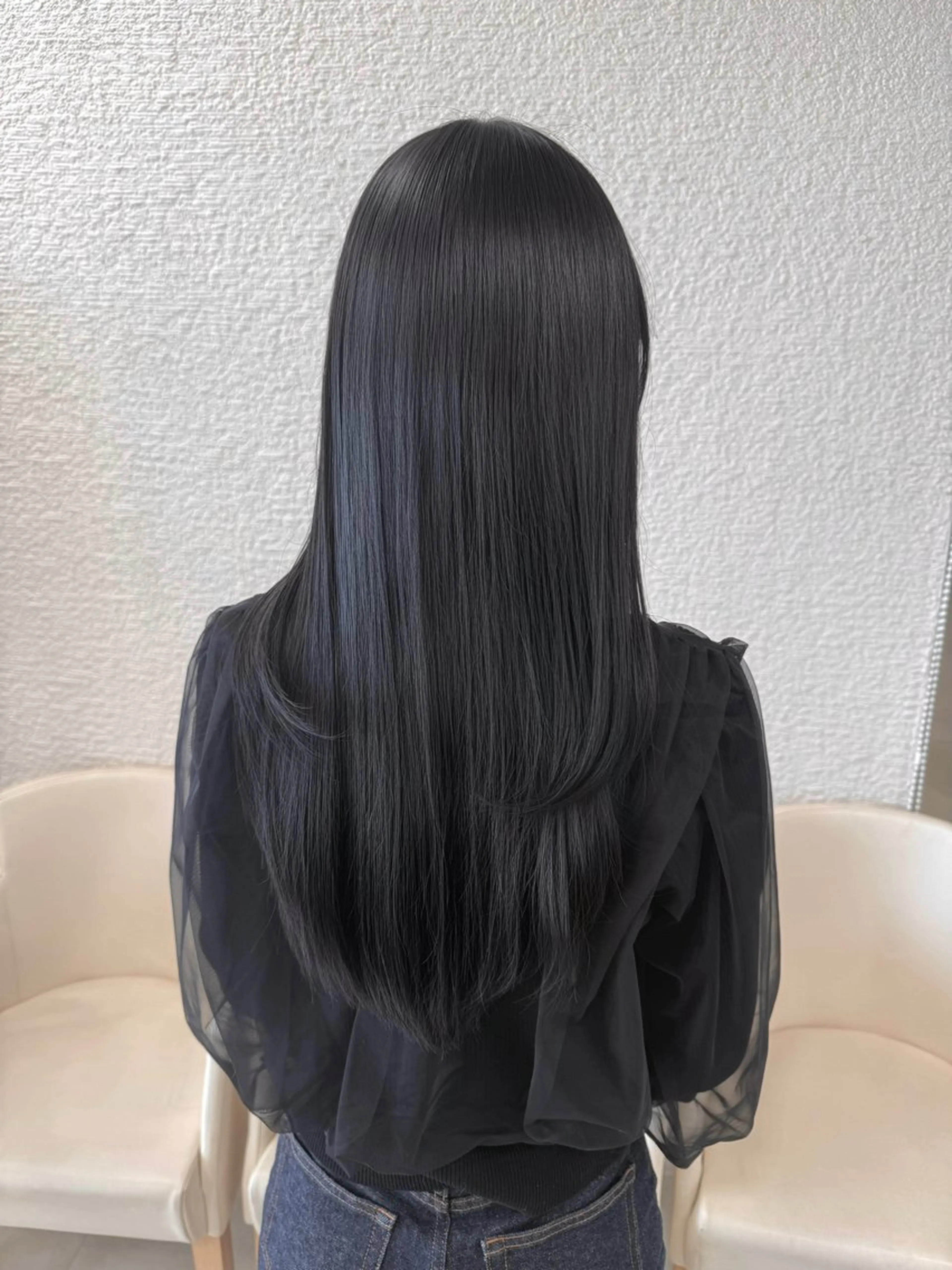 ロング カラー 透明感ベージュ🎀 レイヤー/AOのヘアスタイル