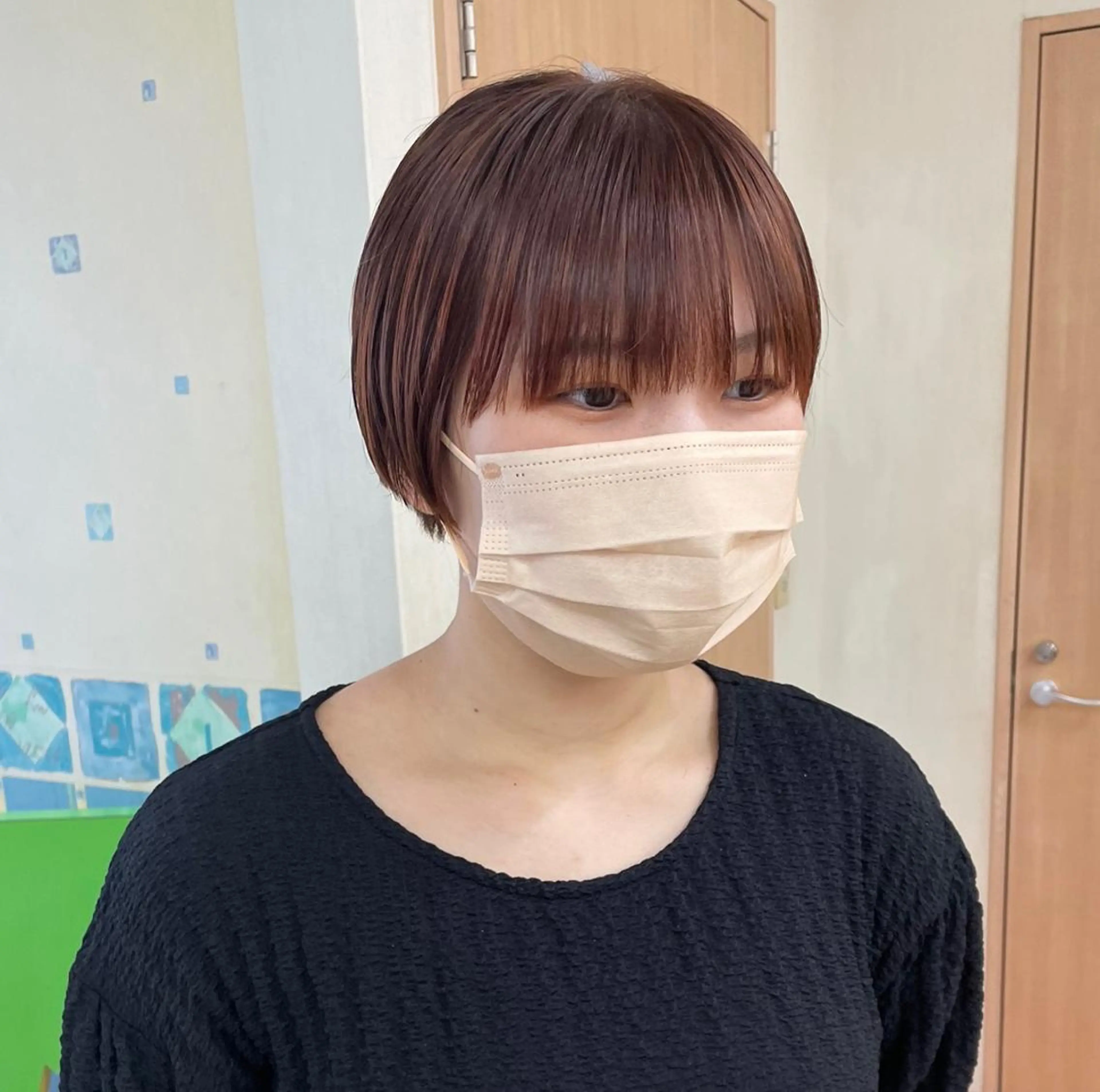 ショート カラー ショートヘア yui .のヘアスタイル