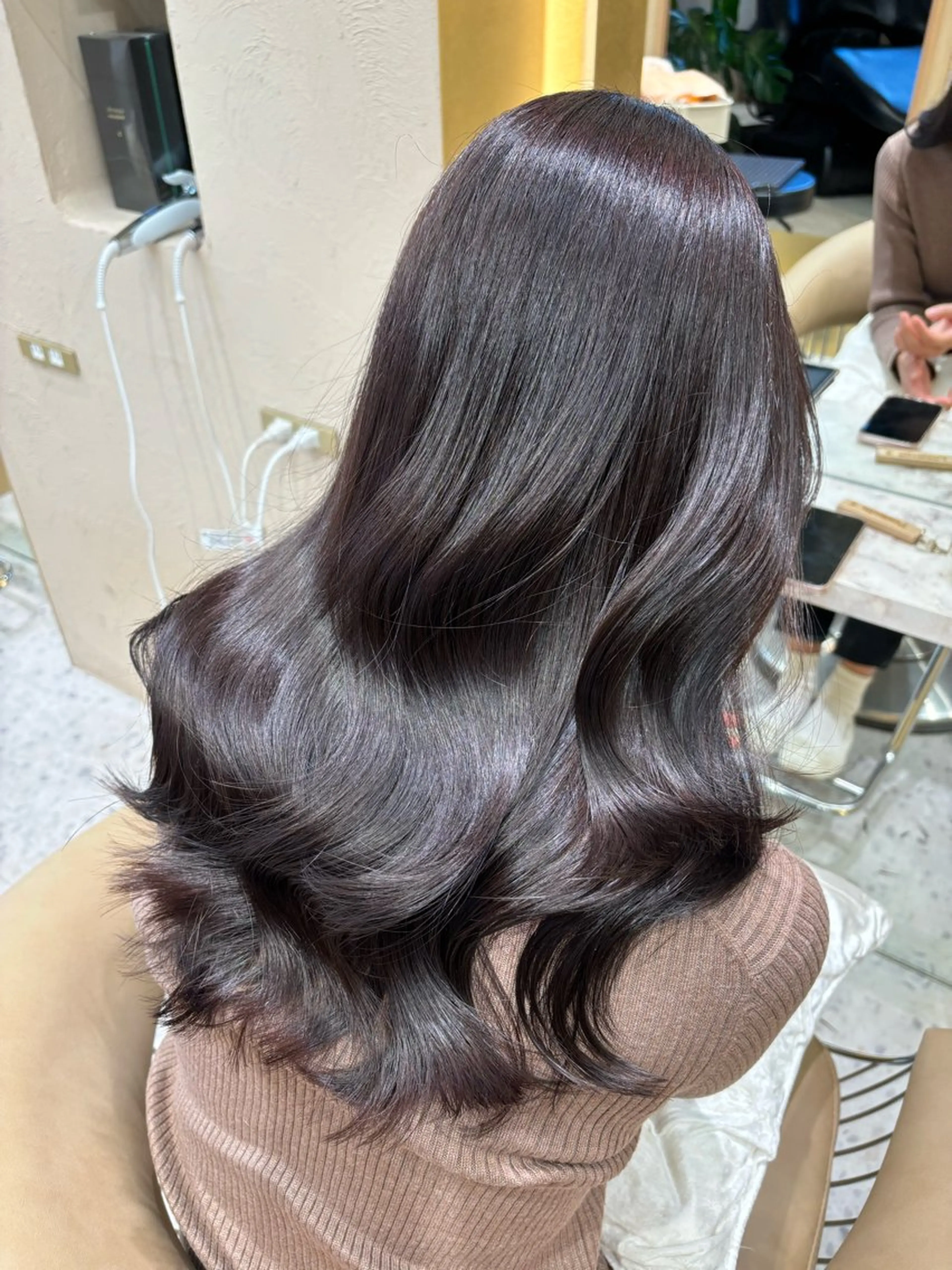 セミロング カラー あかね☆ヘアアレンジ /ボブ/縮毛矯正のヘアスタイル