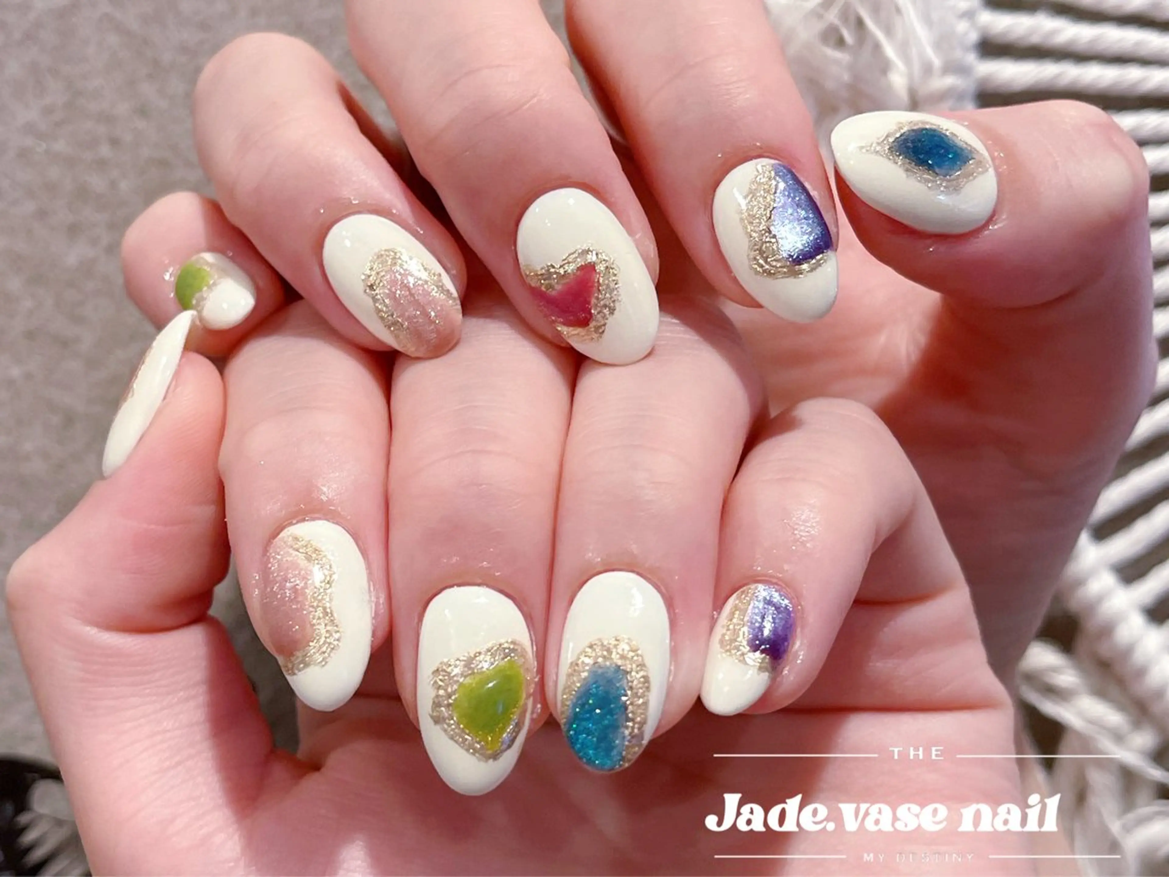 ネイル ハンドネイル ✰Jade.vase 银座のネイルデザイン