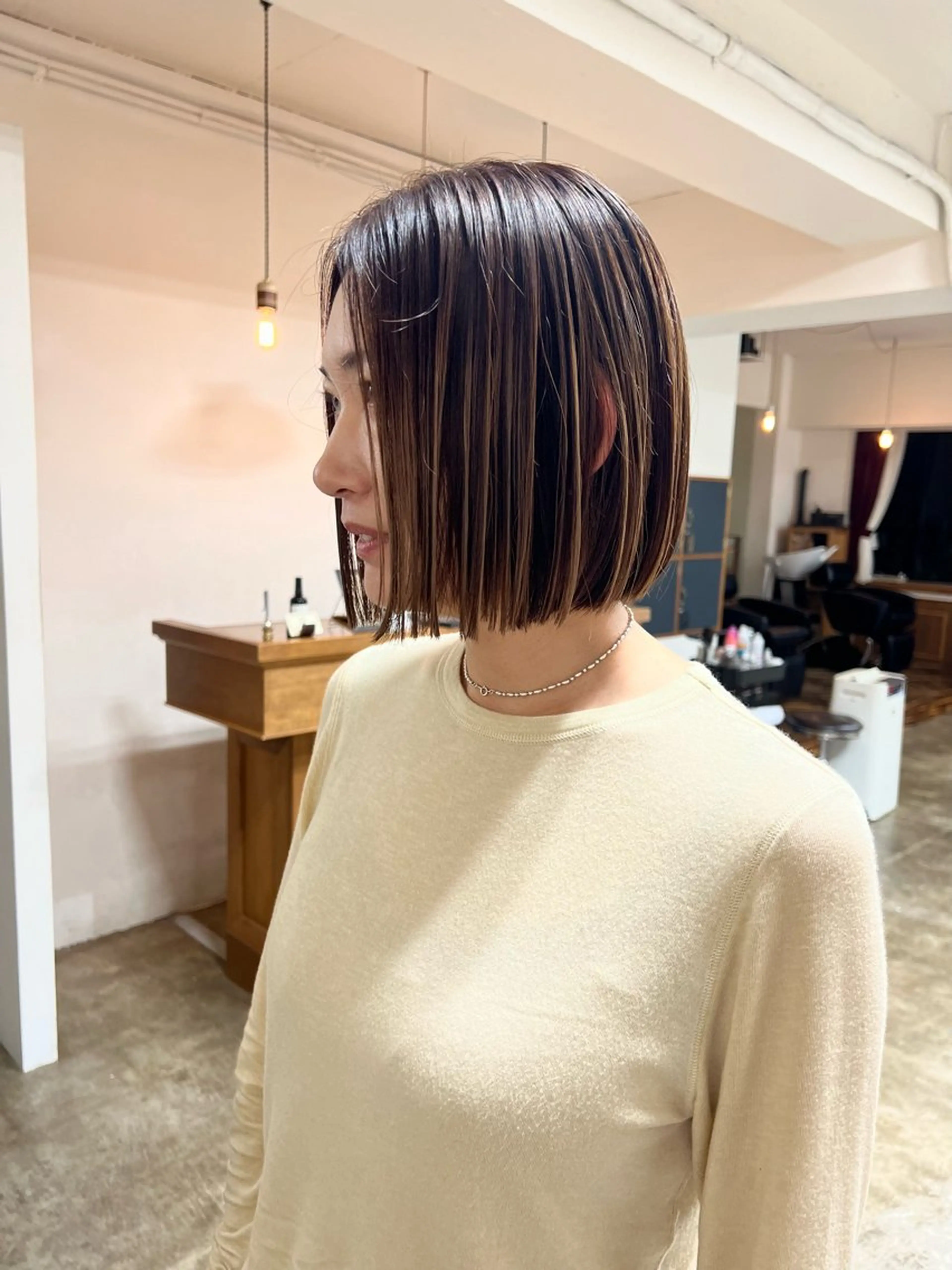 ショート カラー ブリーチ ボブ カット ヘアカラー トリートメント takada kohのヘアスタイル