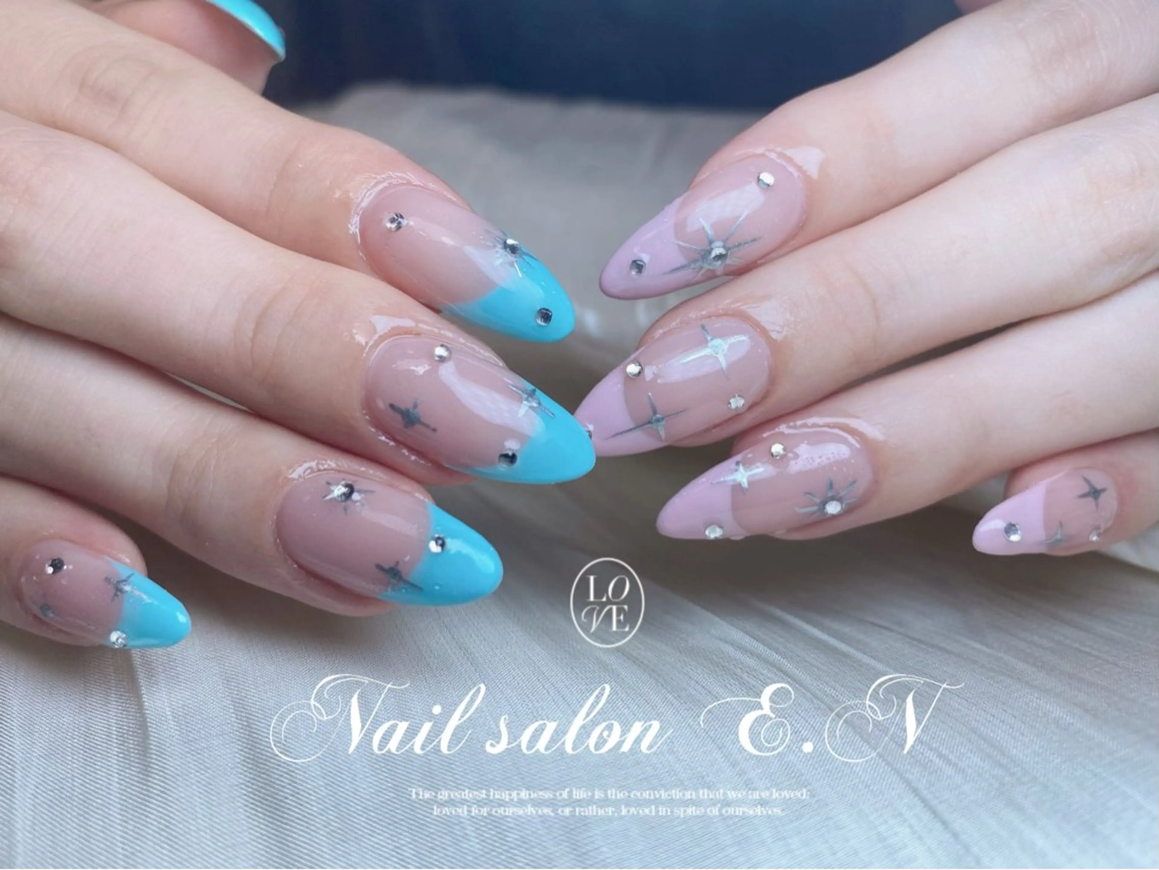 ネイル E.N🦋 長さ出し/持ち込みのネイルデザイン