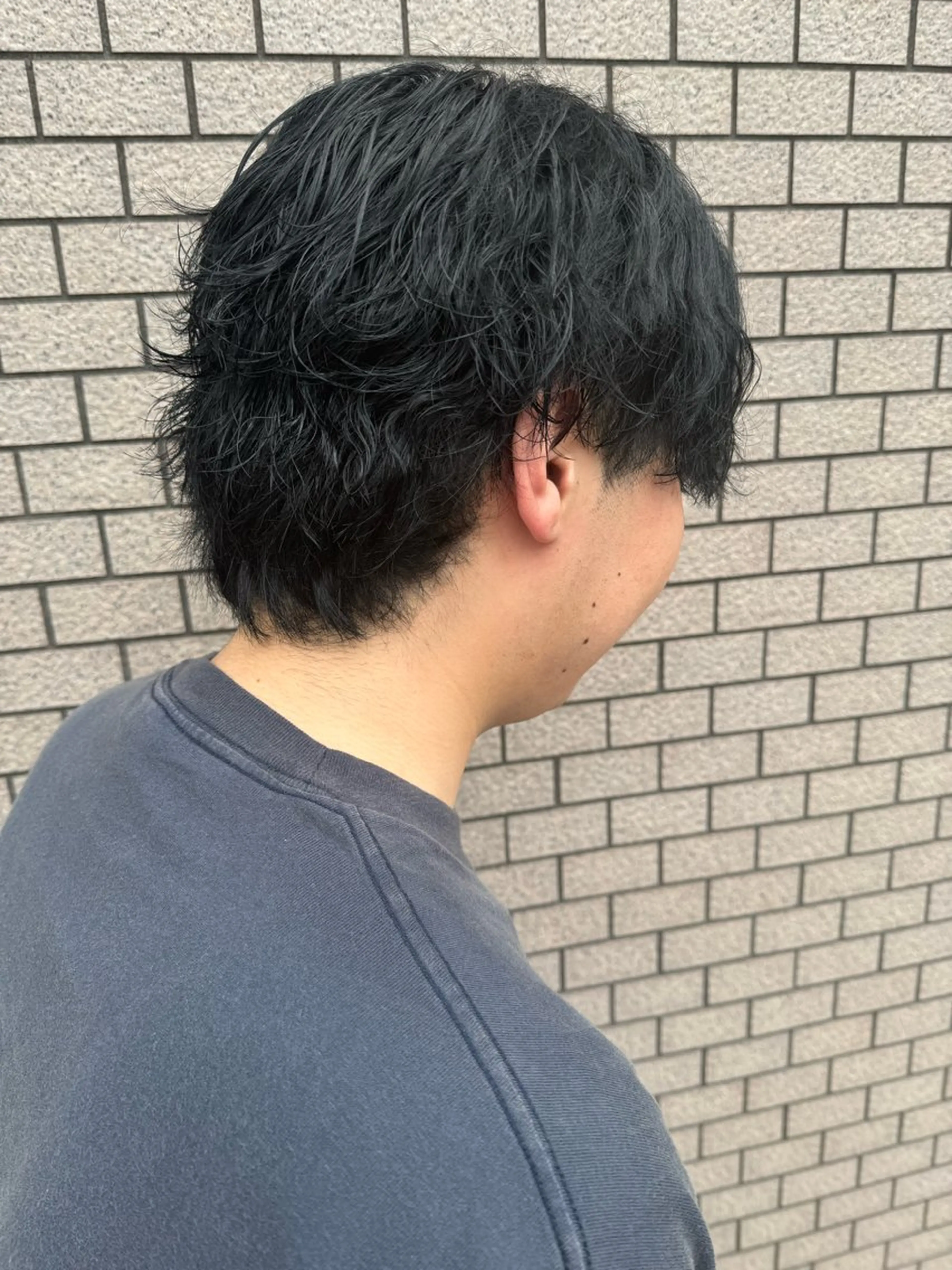 ショート メンズ カット ヘアカラー パーマ トリートメント パーマ/ハイトーン /吉田眞のヘアスタイル