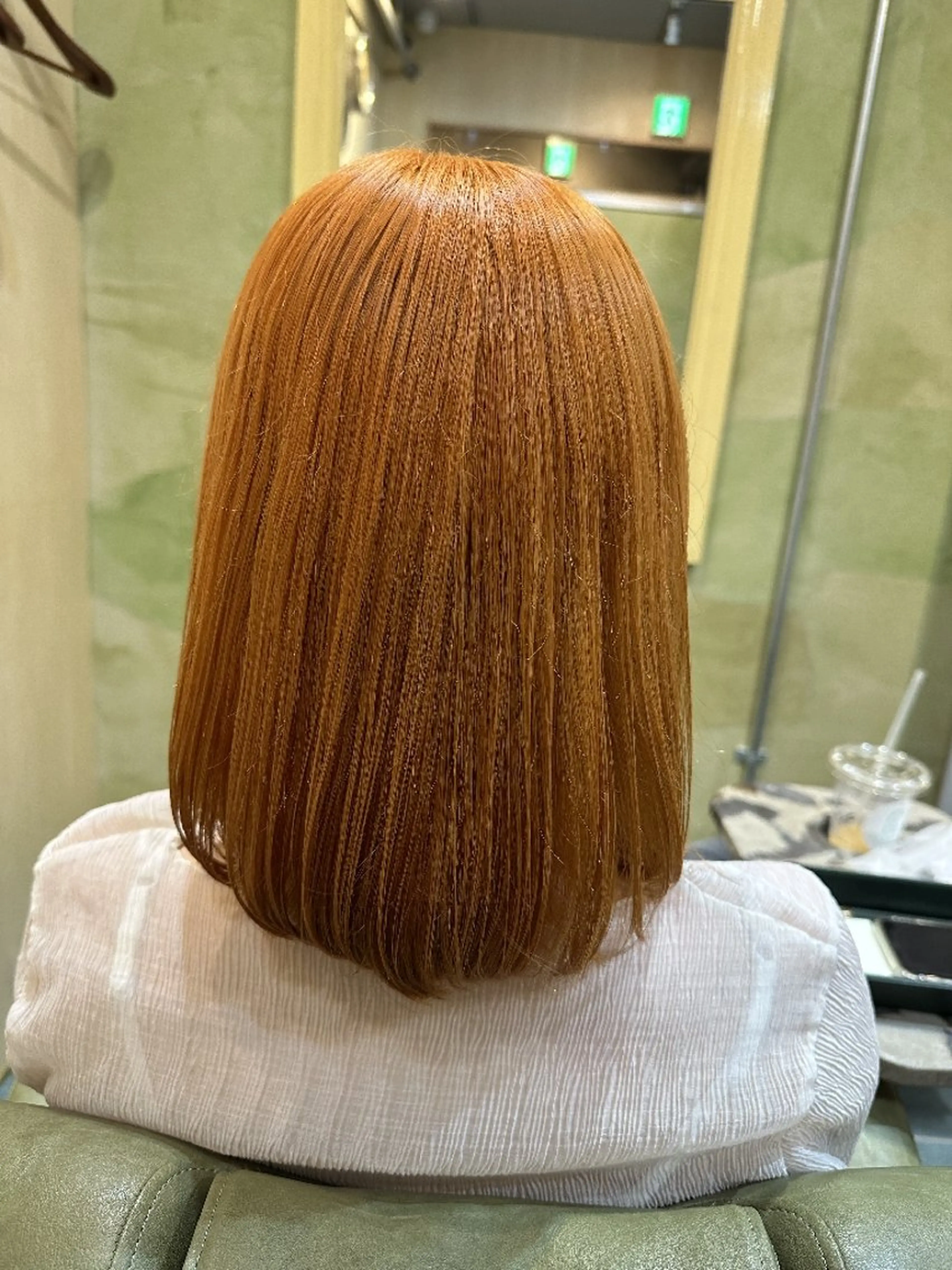 ミディアム カット ヘアカラー 川端 智治のヘアスタイル