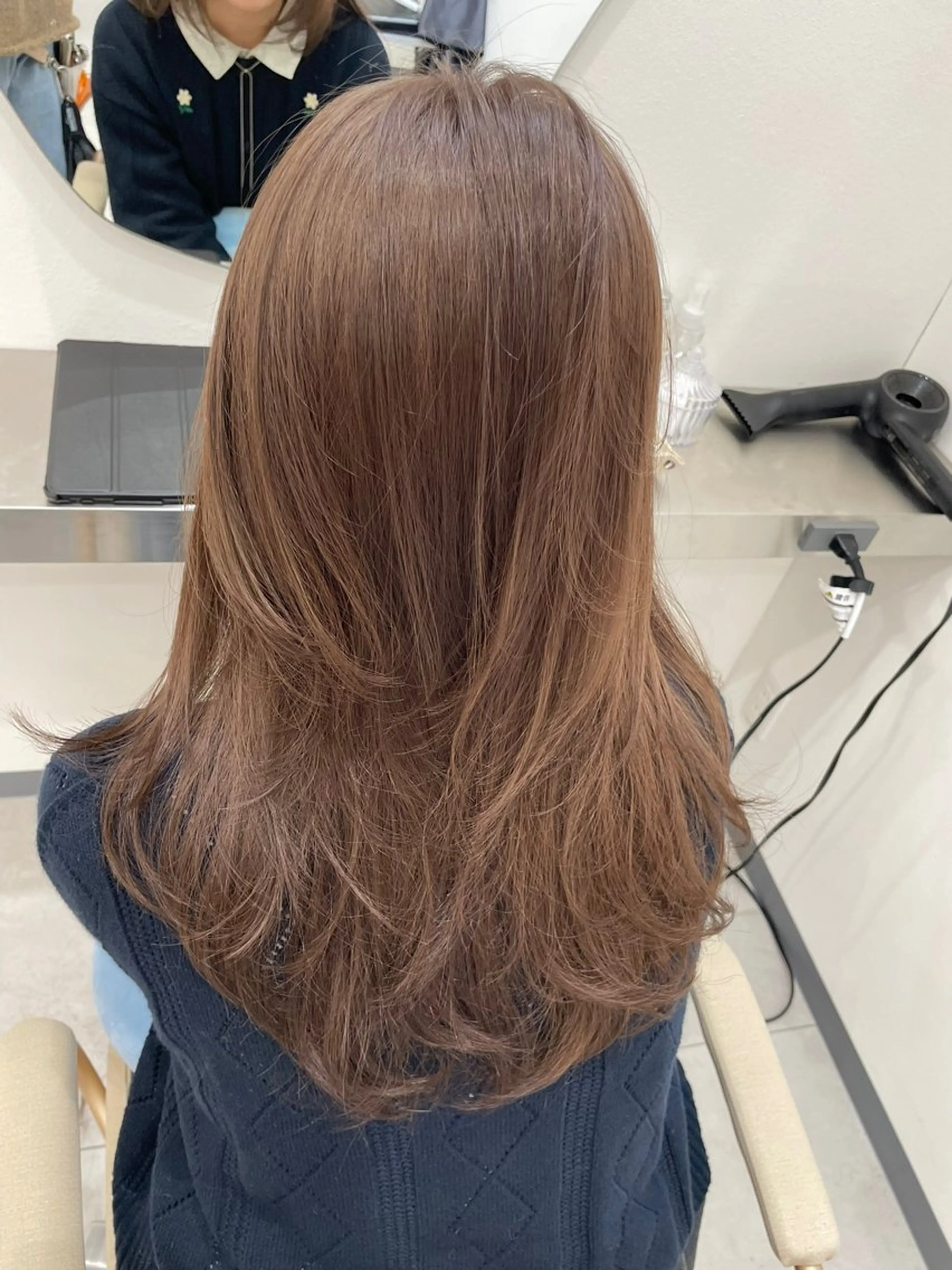 セミロング カラー カット ヘアカラー トリートメント N°Elune RINNAのヘアスタイル