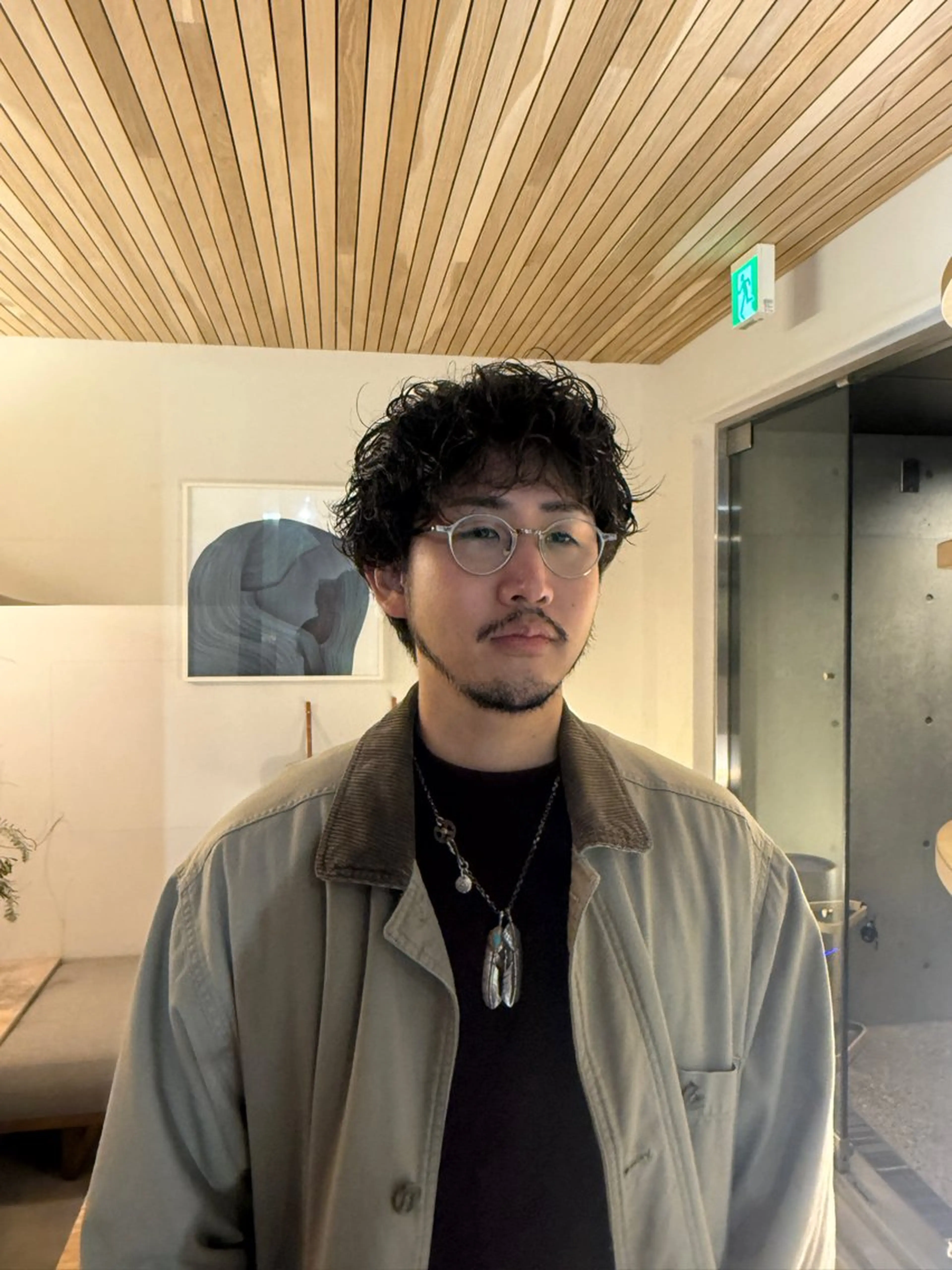 ショート メンズ マッシュ メンズパーマ メンズパーマ／ボブ 星本広海のヘアスタイル