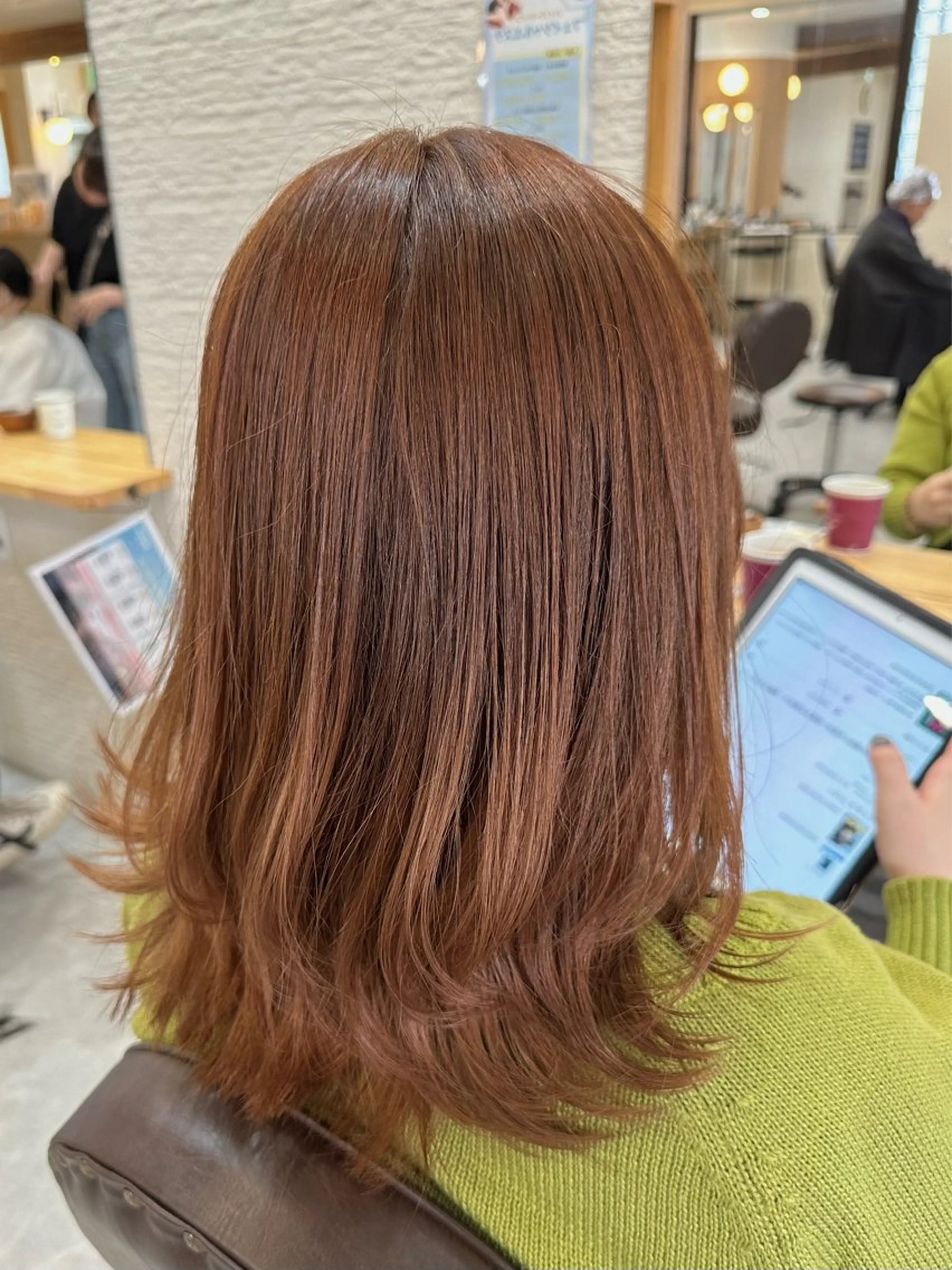 ミディアム カラー カット ヘアカラー ROPE🫧 フウカのヘアスタイル