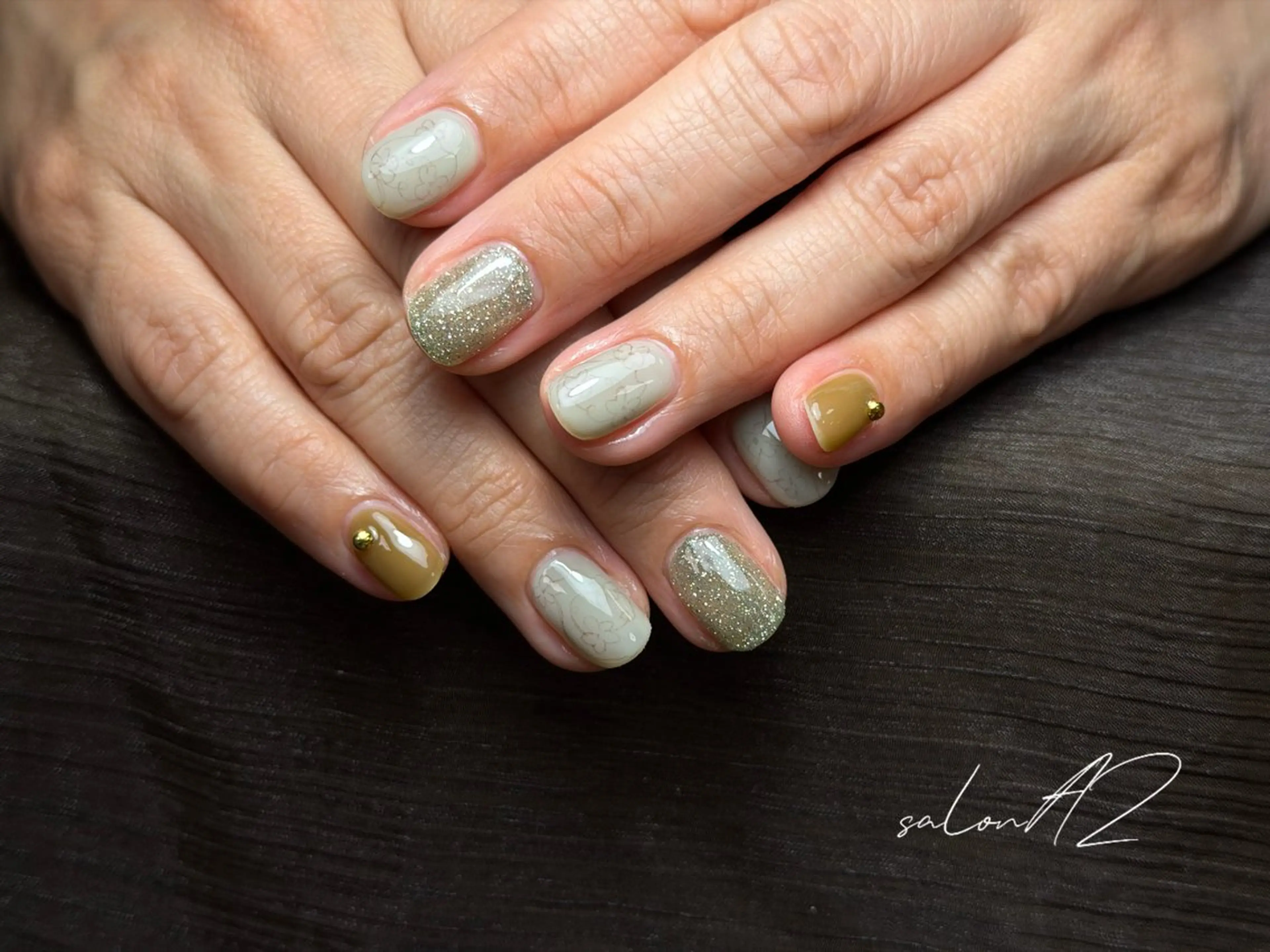 ネイル オフィスネイル ハンドネイル salon AZのネイルデザイン