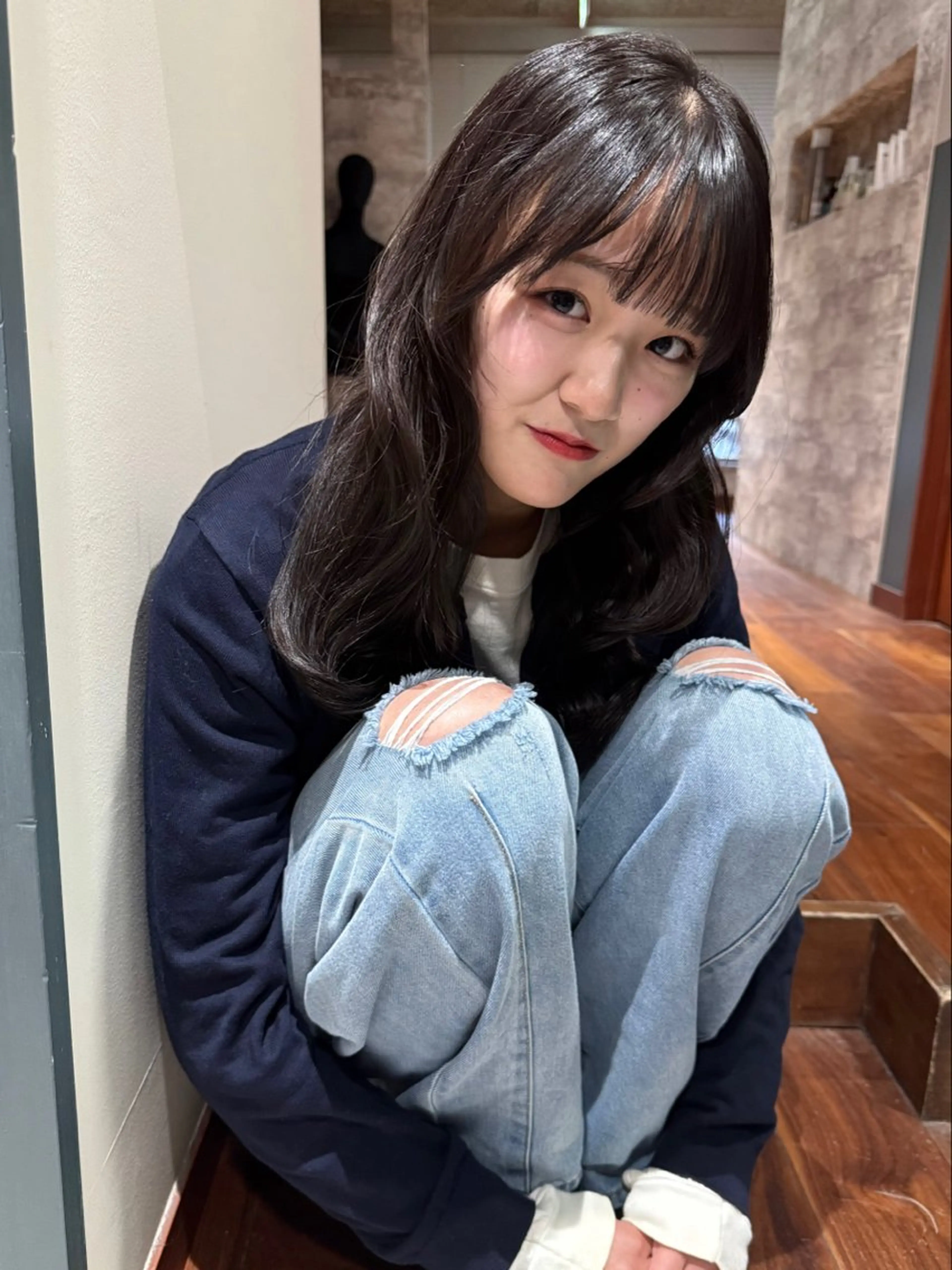 ロング カラー 似合わせカット カット ヘアカラー トリートメント mai / linoah˚✧のヘアスタイル