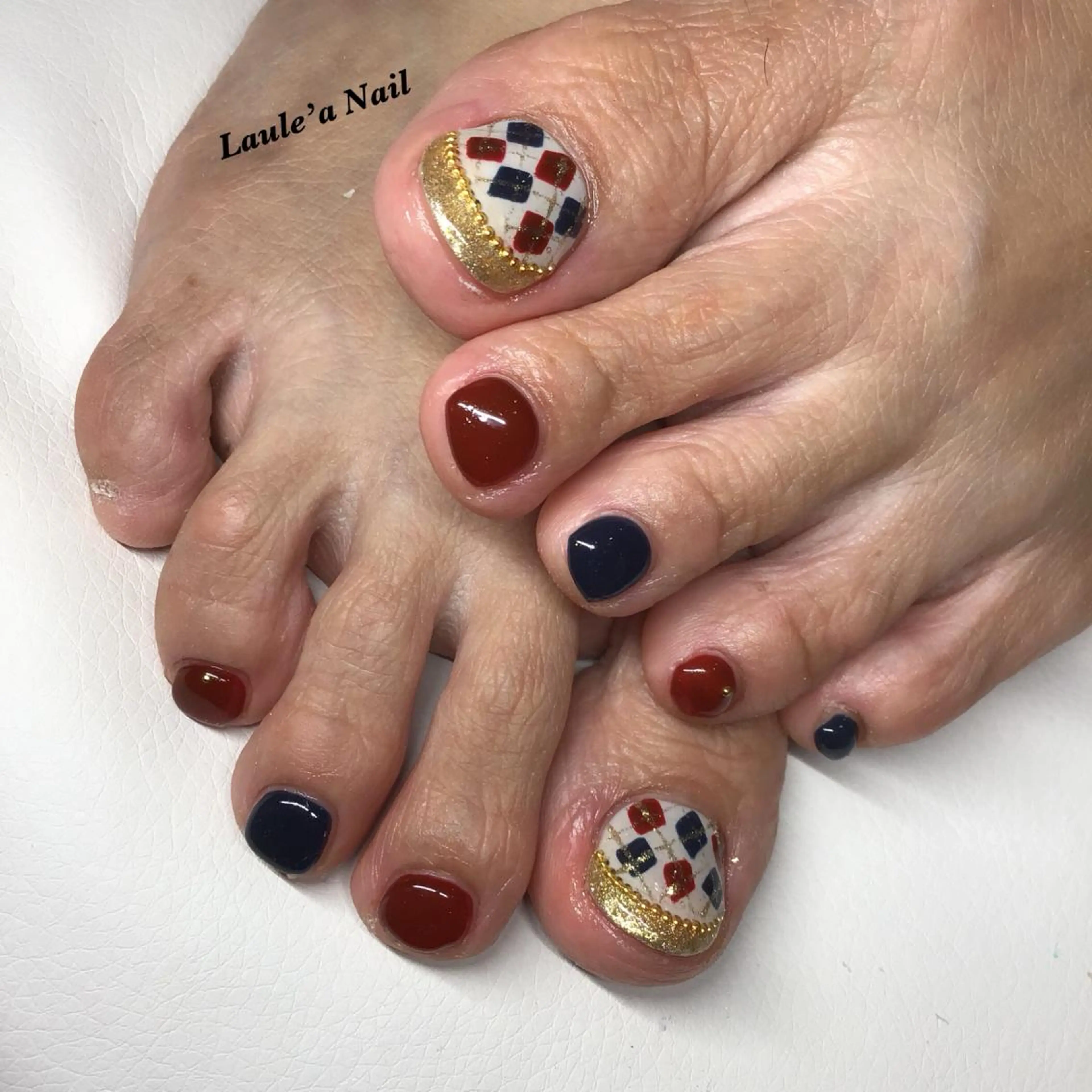 ロング カラー ネイル マツエク・マツパ 福田 加奈のネイルデザイン