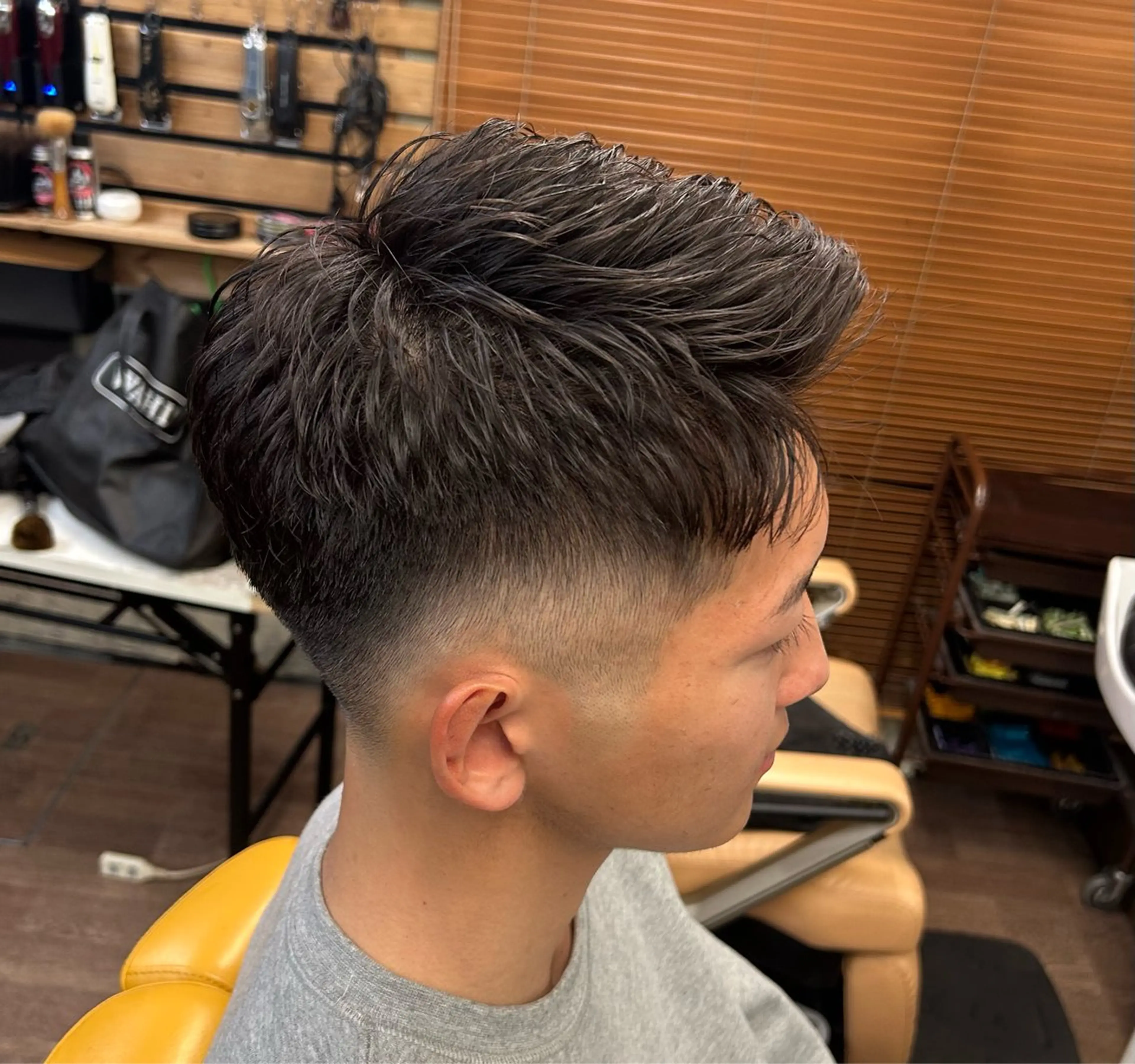 ショート パーマ メンズ メンズパーマ 濡れパン くせ毛 カット パーマ 新宿メンズカット✂︎ 能戸蒼生💈のヘアスタイル