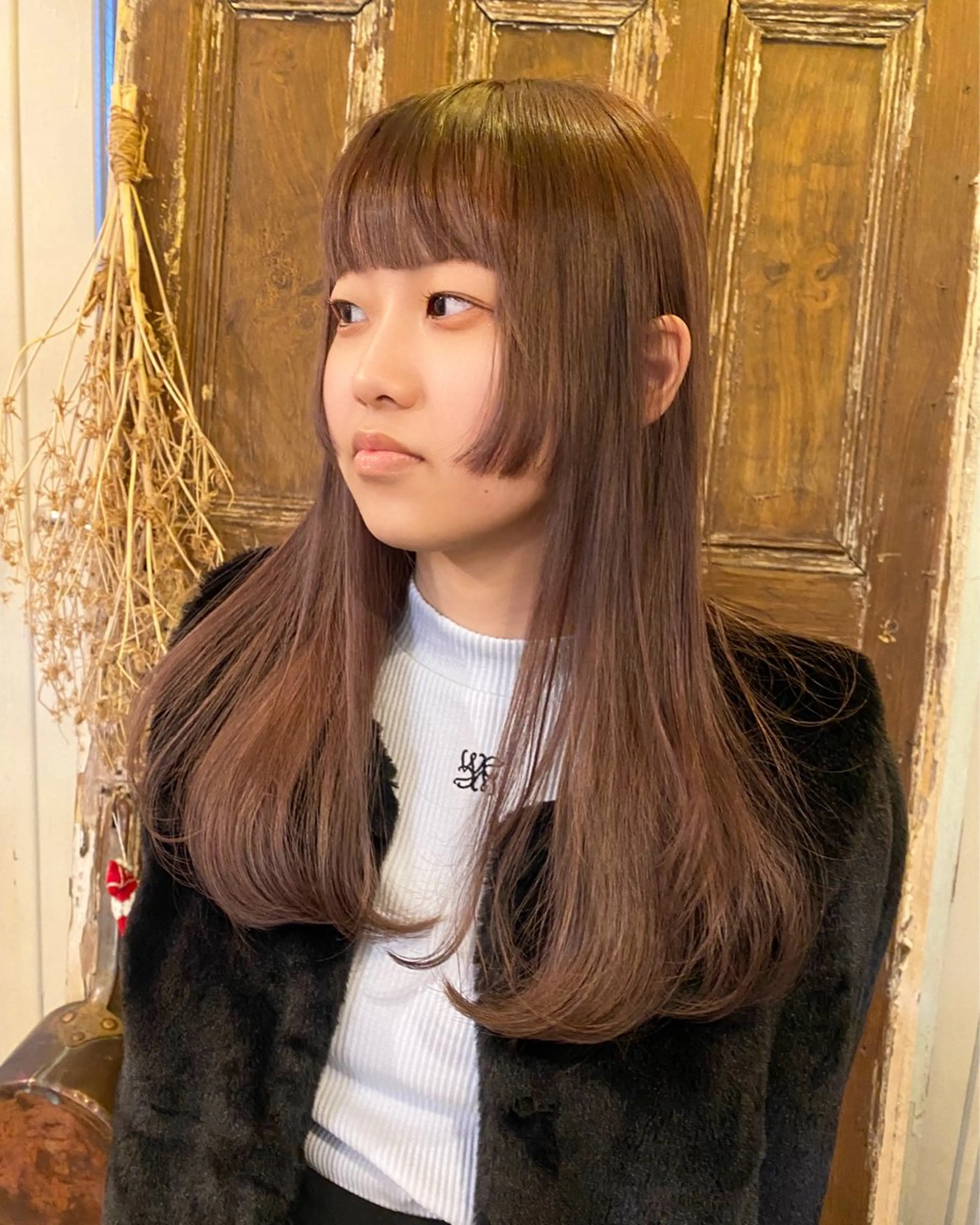 🦋カット+縮毛ストレート+さらツヤトリートメントの写真