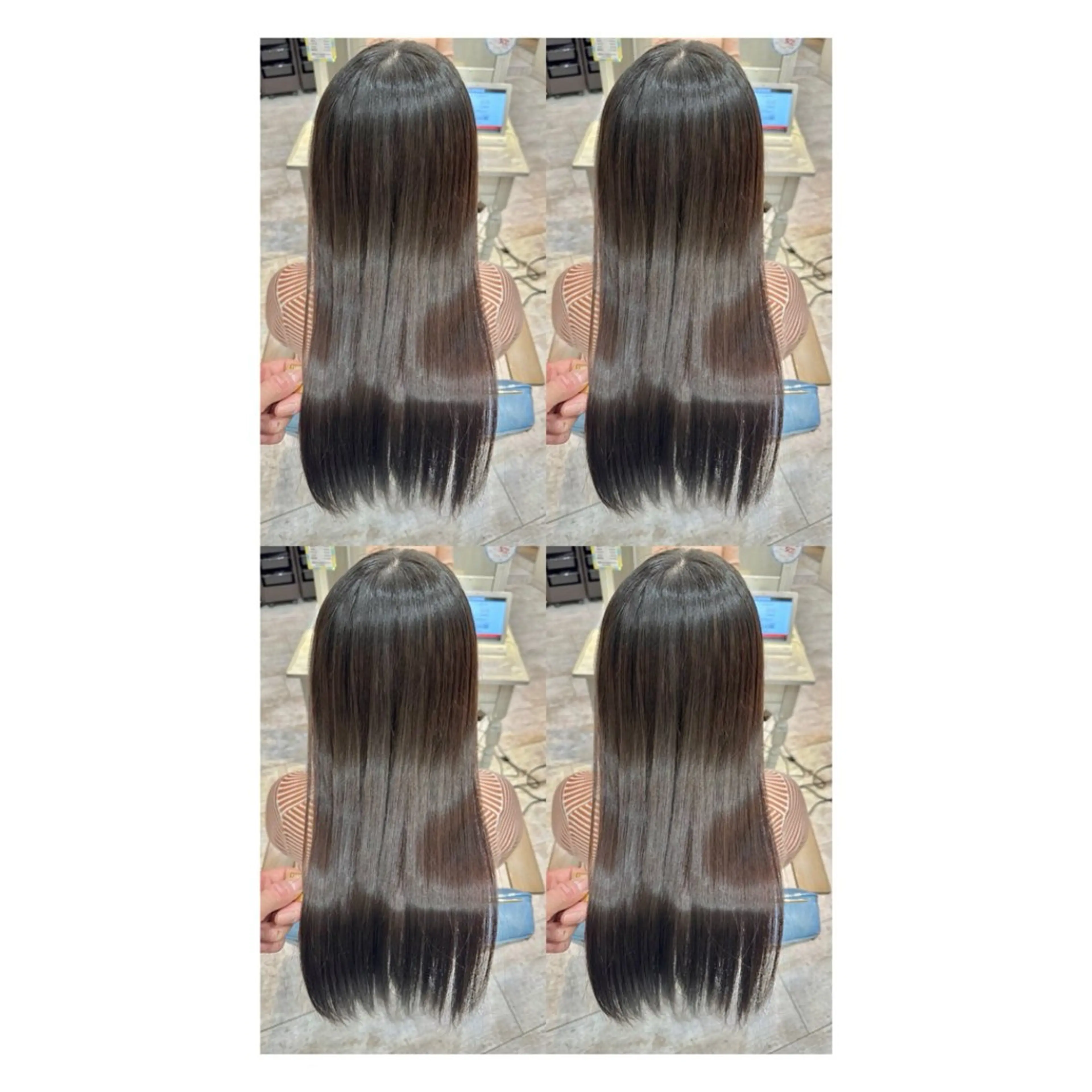 ロング カラー 透明感カラー 髪質改善 縮毛矯正 トリートメント カット ヘアカラー トリートメント 店長✨レイヤー✖️ 髪質改善✖️韓国ヘアのヘアスタイル