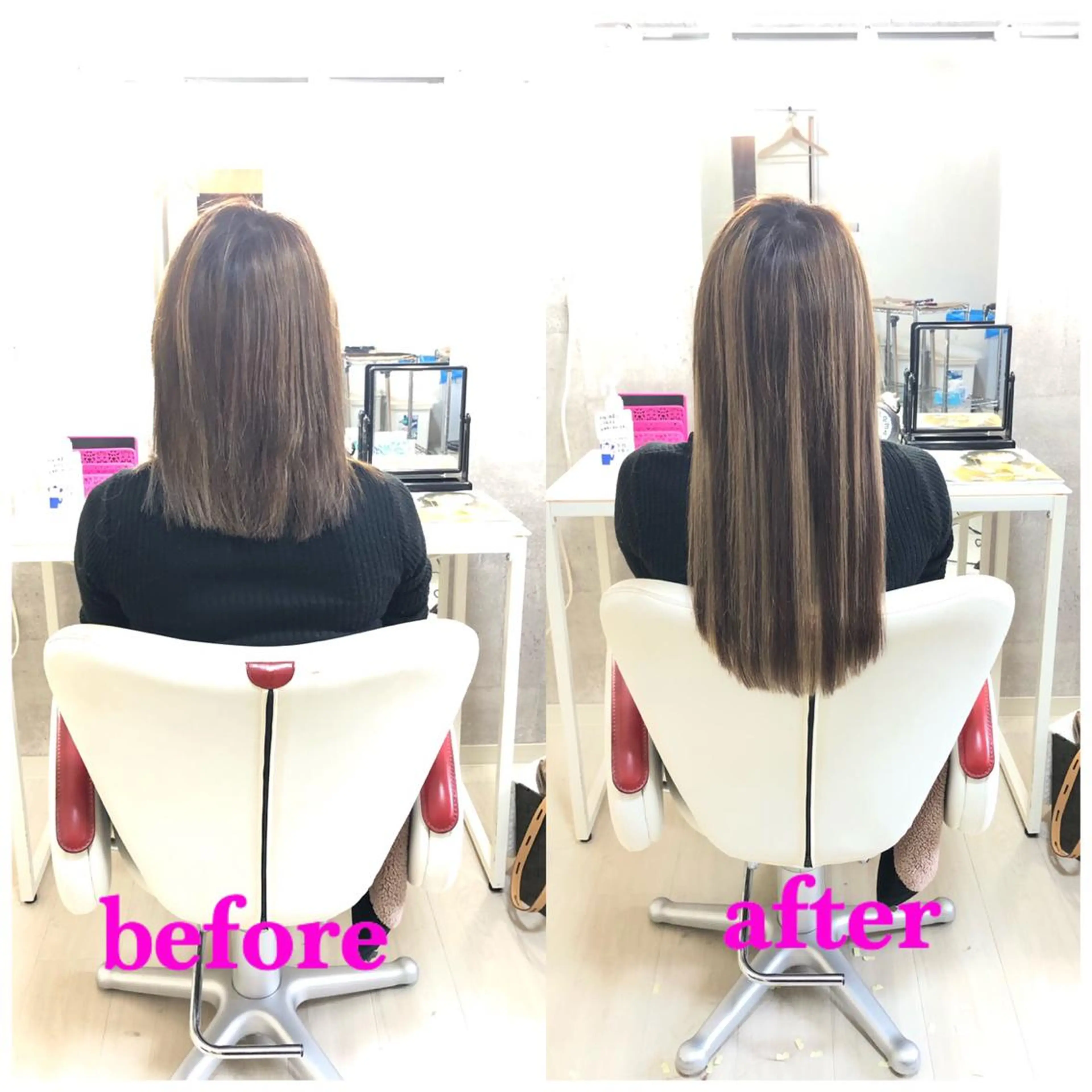 ロング エクステ 🌸ドレスアップ 心斎橋店🌸のヘアスタイル