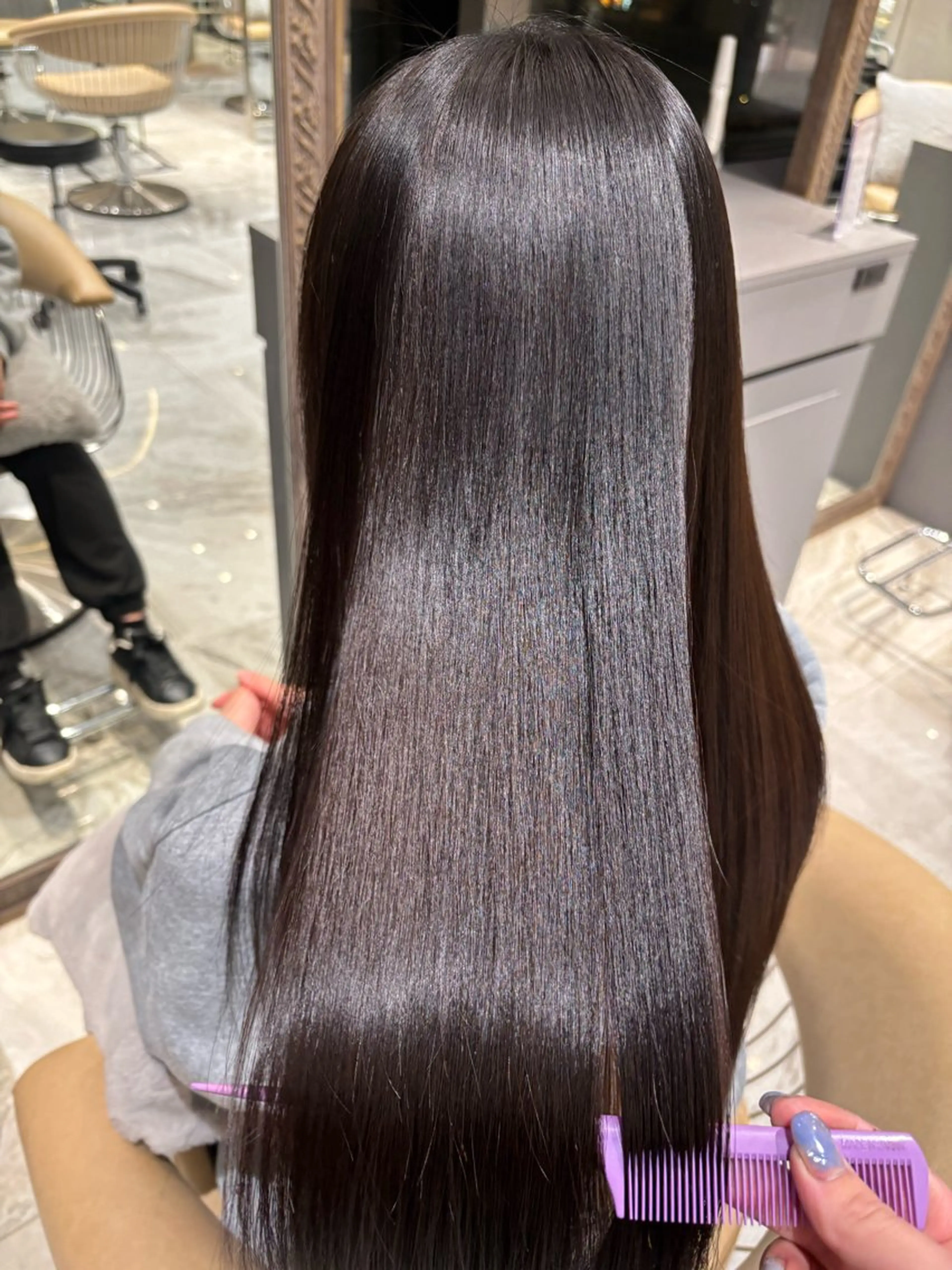 ロング 美髪縮毛矯正/ 髪質改善/AYARIのヘアスタイル