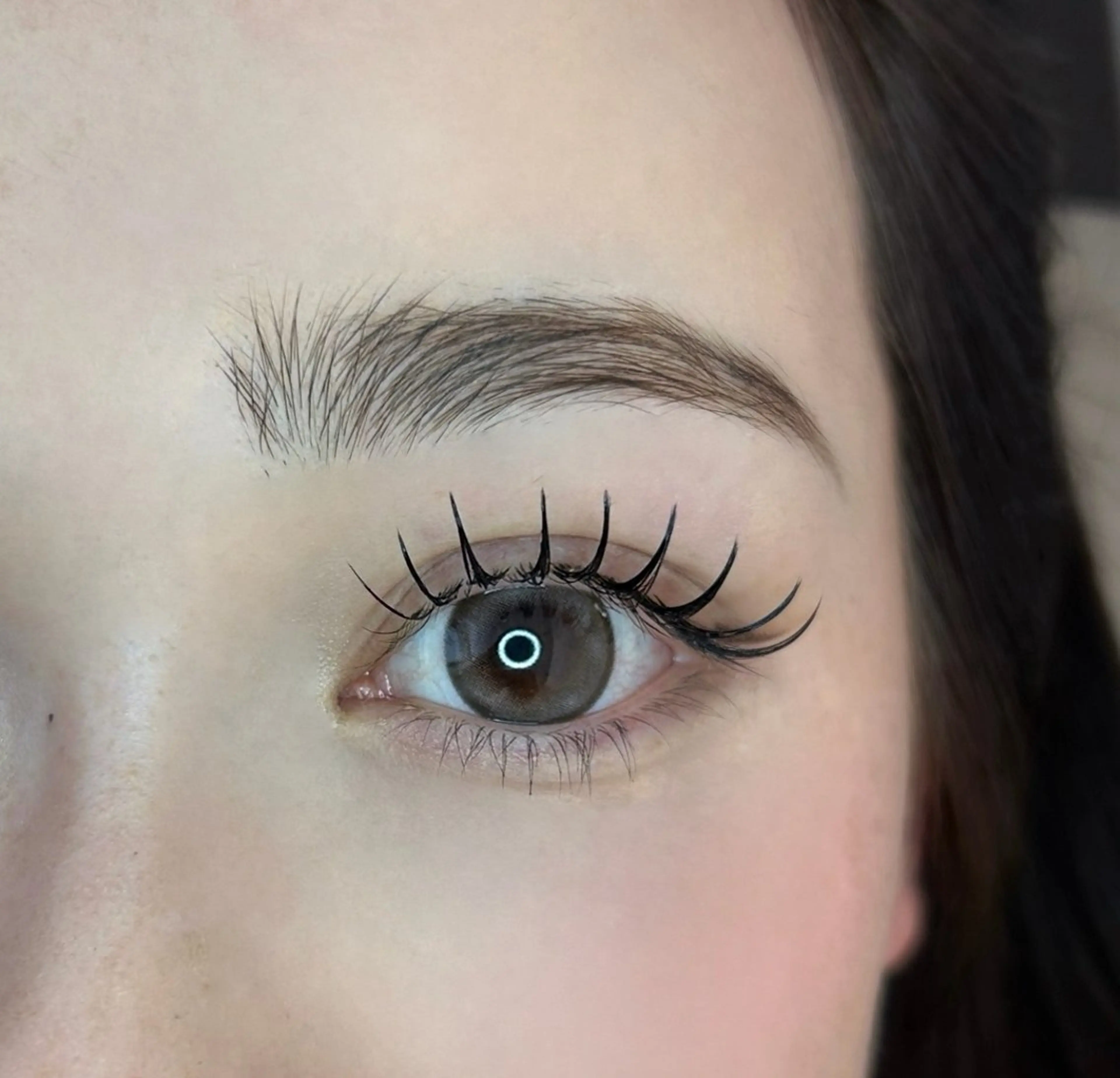 マツエク・マツパ Dカール フラットラッシュ eyesalon u‘iのマツエク・マツパデザイン