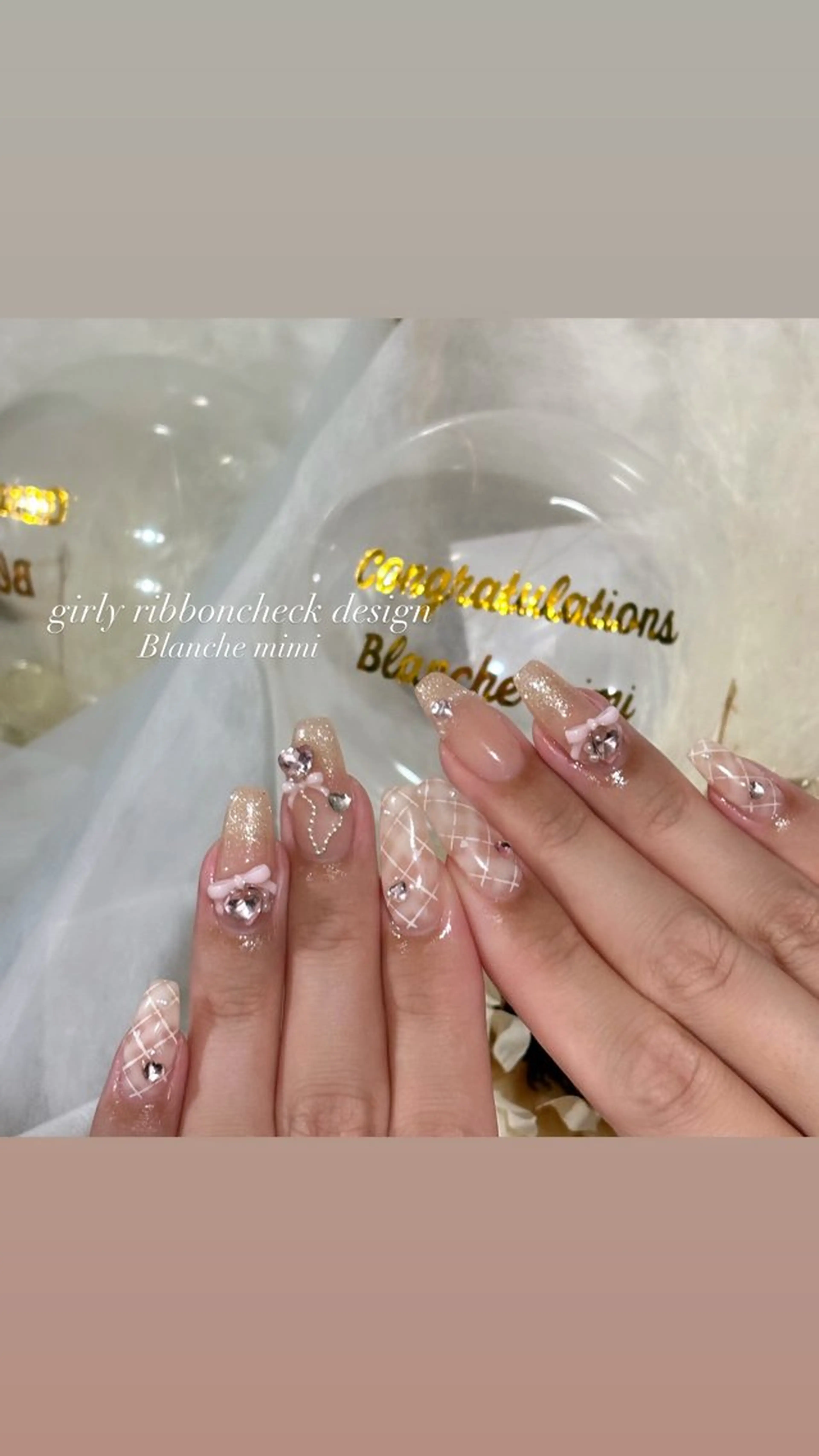 ネイル ハンドネイル Blanche mimi.u_aのネイルデザイン