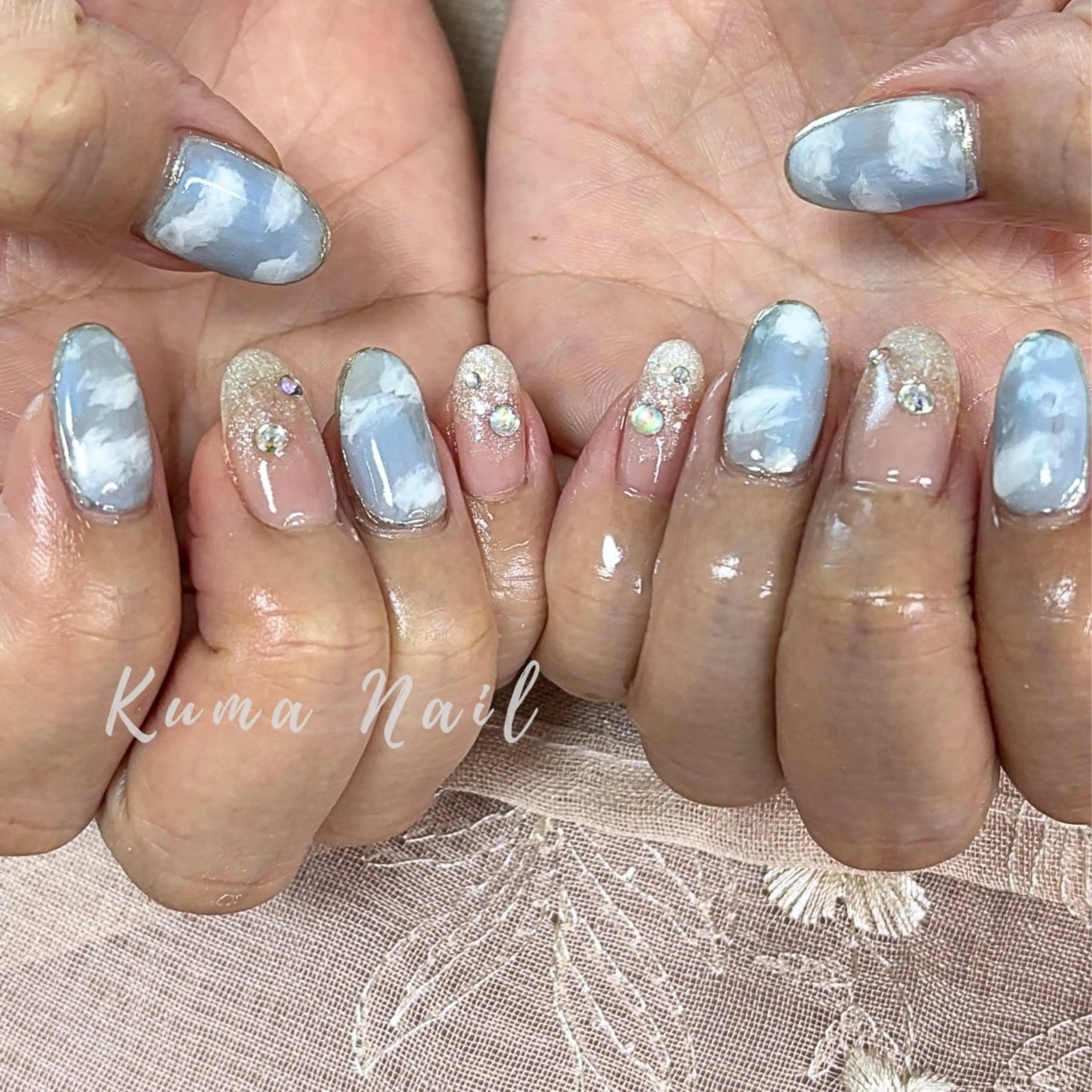 ネイル 持ち込み ハンドネイル Private salon Kuma Nail.所属・藤が丘ネイル Kuma Nailのネイルデザイン