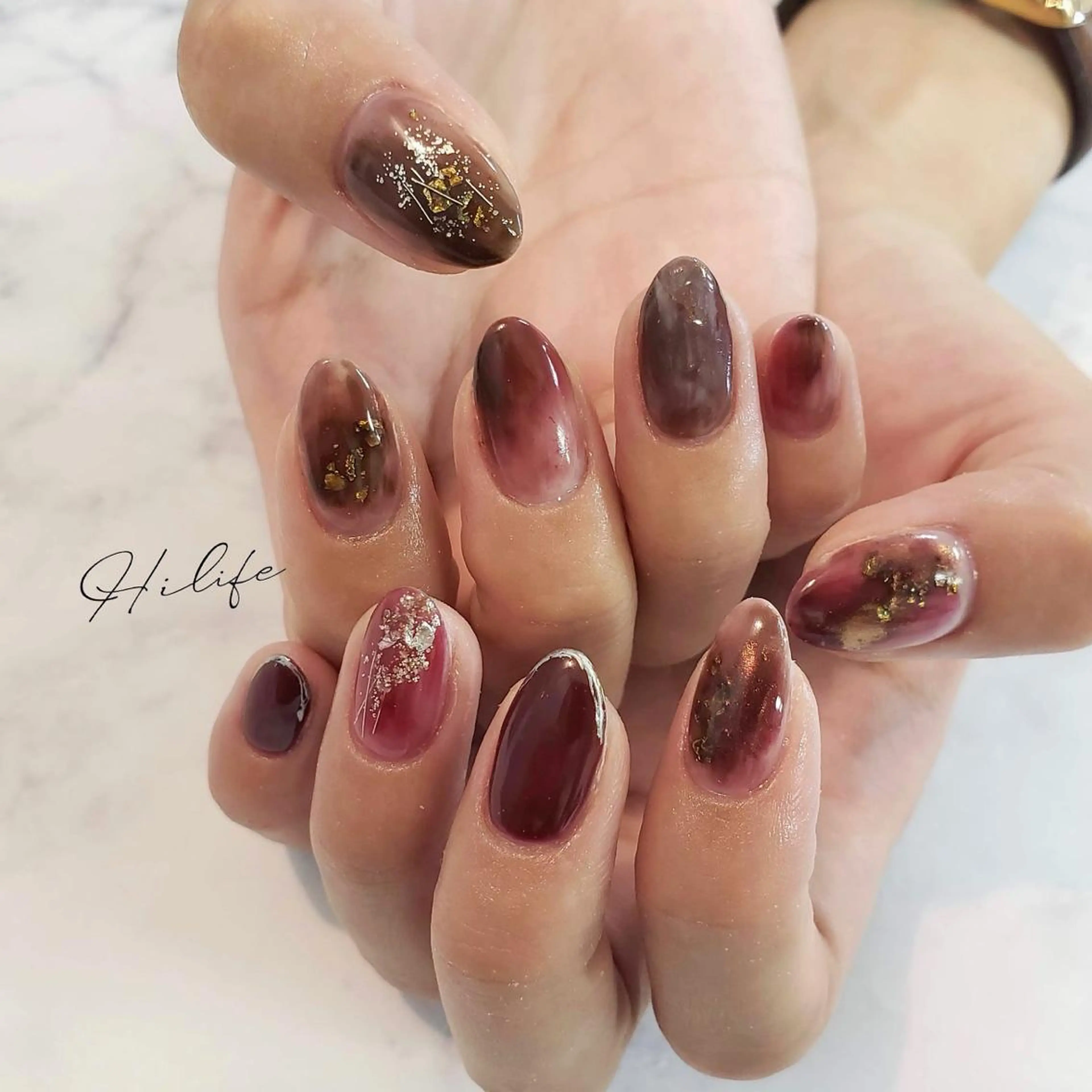ネイル バレンタイン Nail Adore.のネイルデザイン