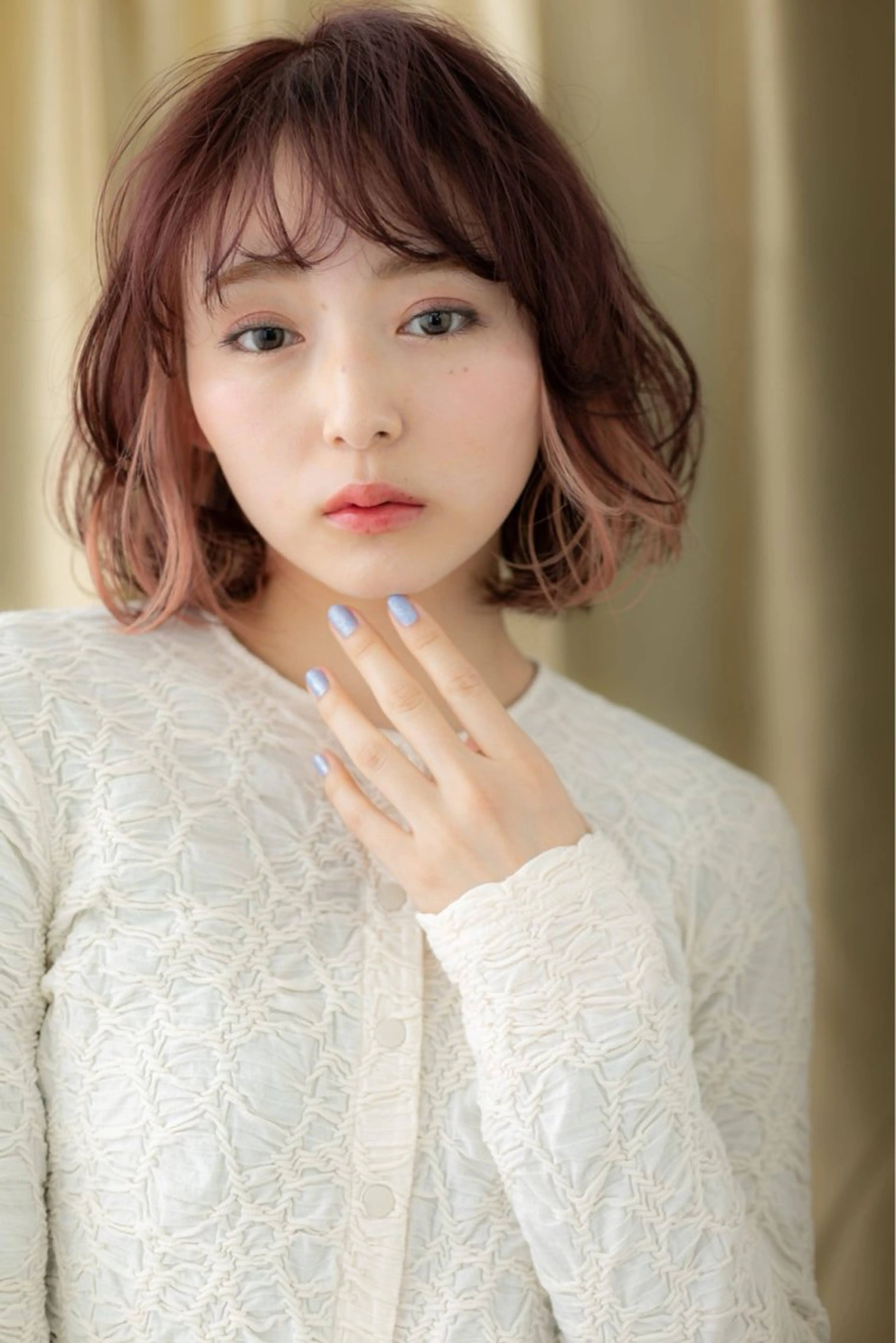 カット+インナーカラー【ブリーチ込の顔周り・もみあげ周りのみ🦄】の写真