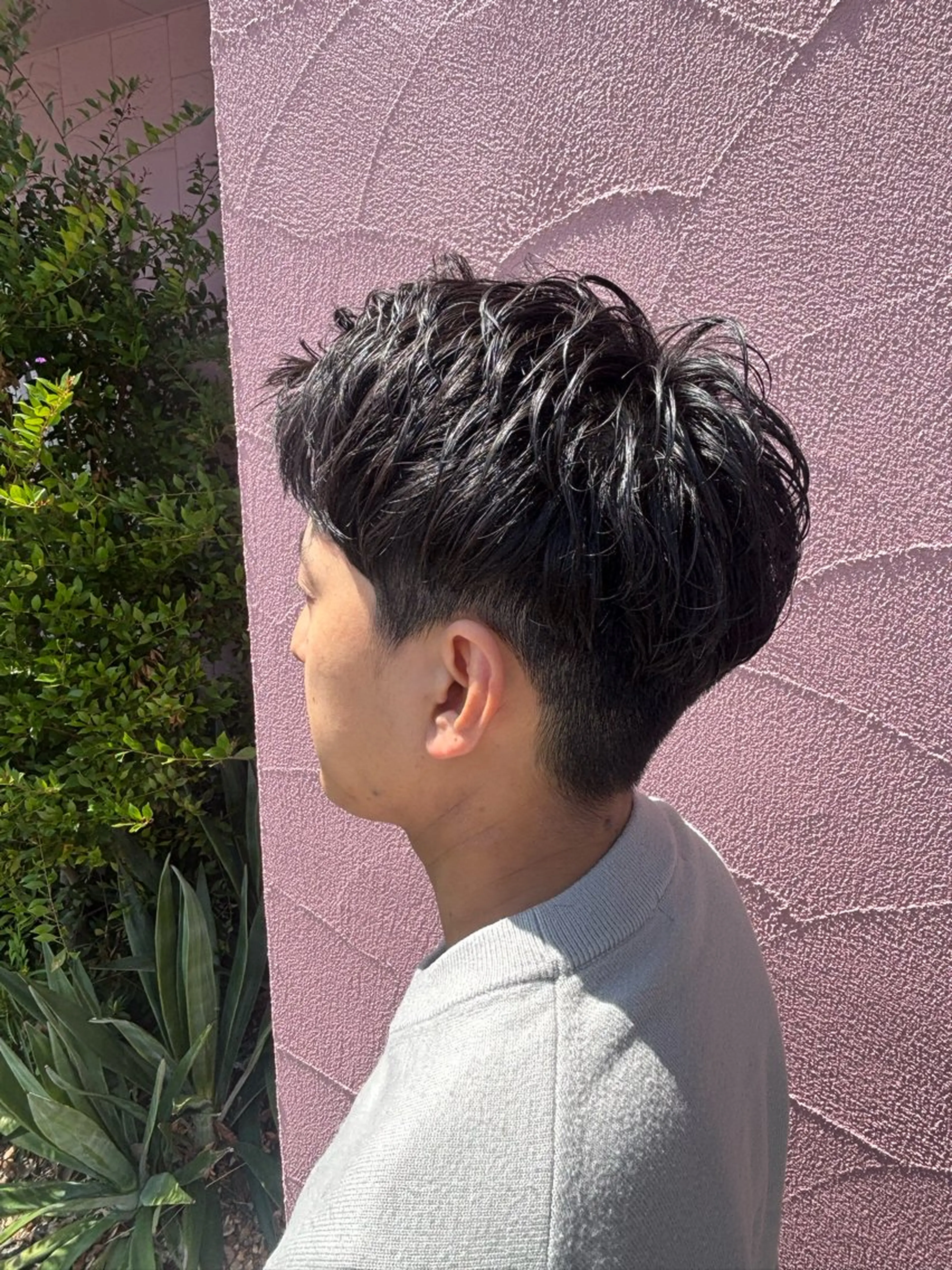 パーマ メンズ 池田 煌翔のヘアスタイル