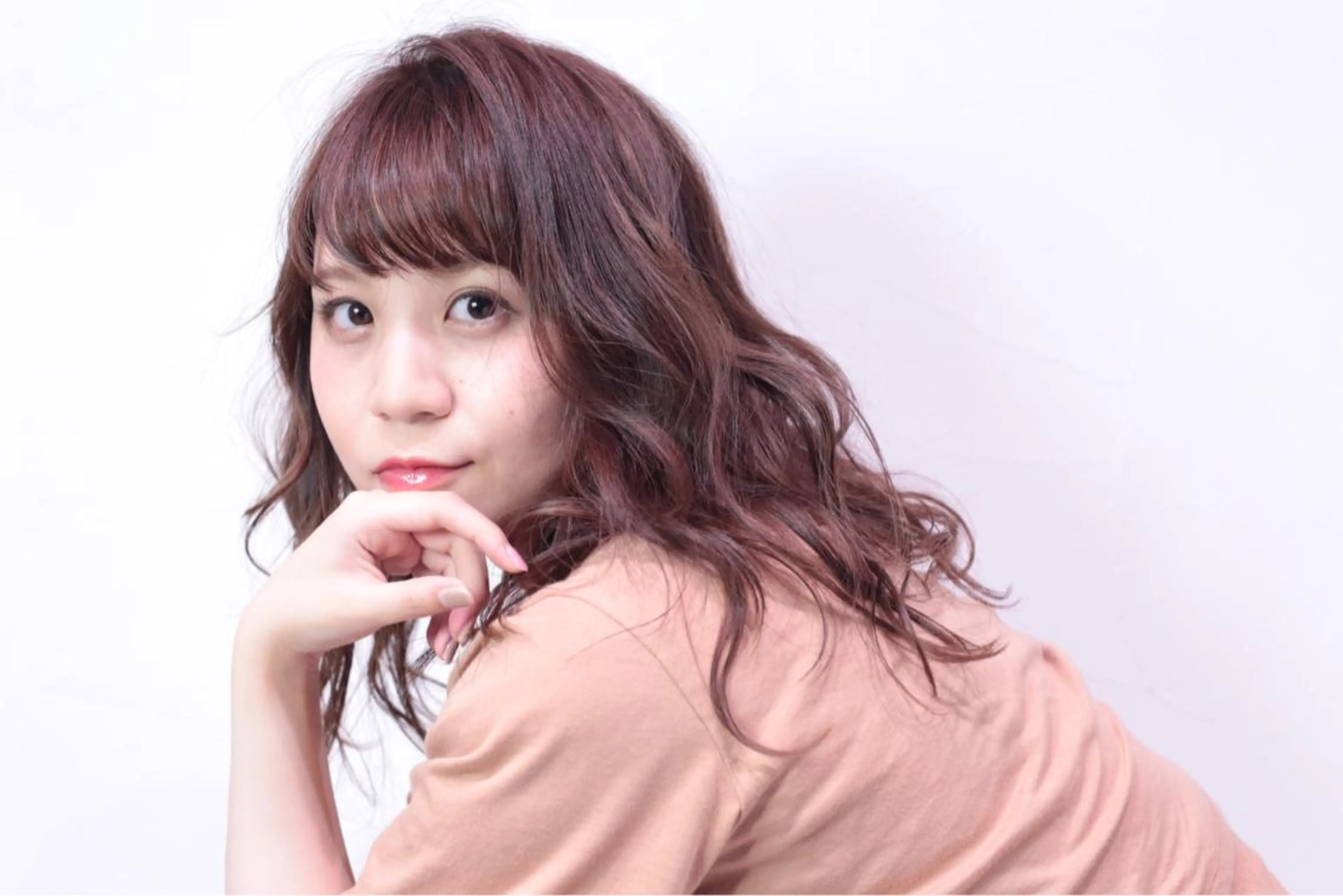 ✔️人気NO.1✔️✨全体透明感カラー✨2STEPトリートメント✨コテ巻き仕上げ付き💕の写真