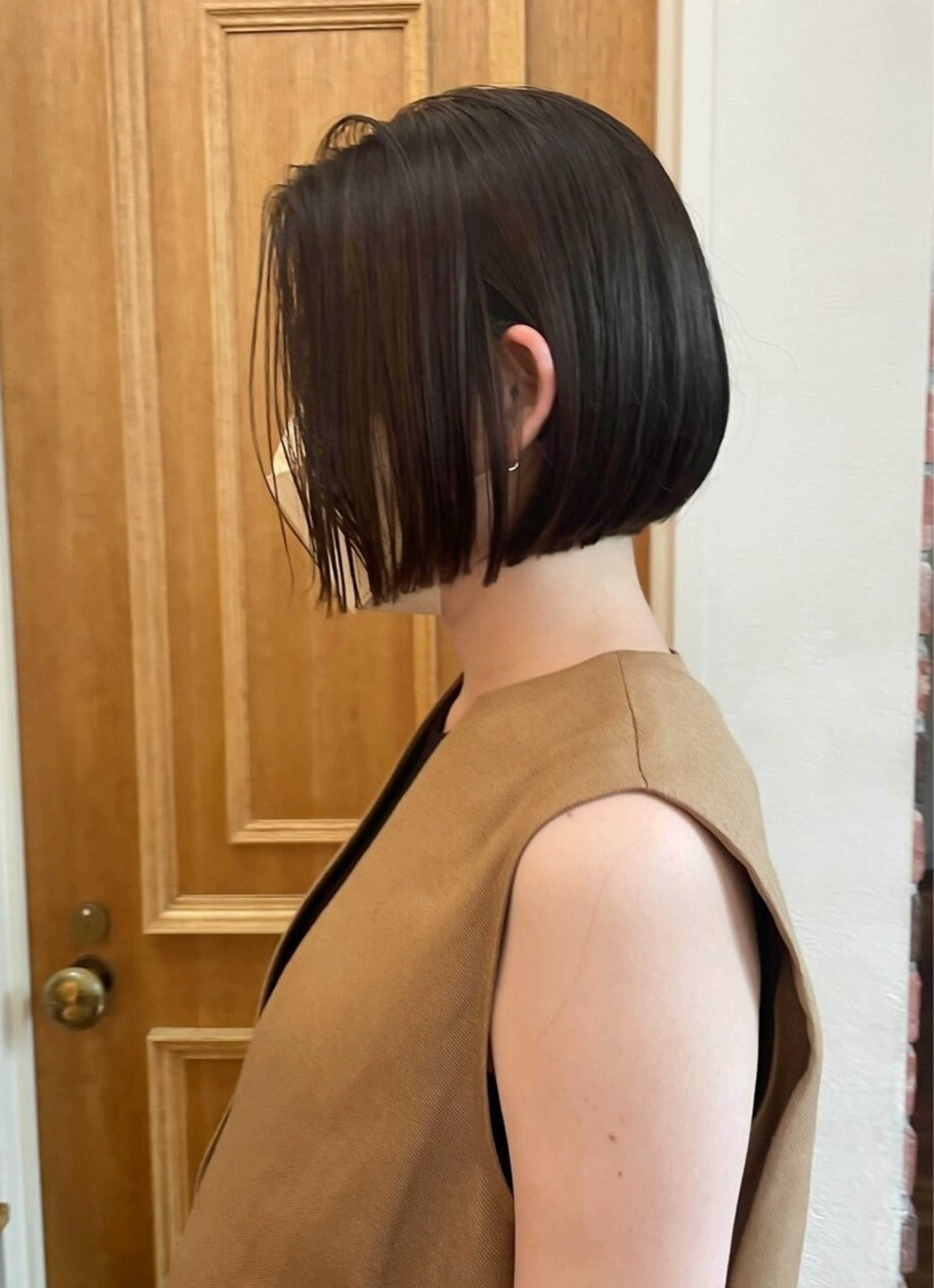 ショート カラー アッシュ アッシュブラウン ブラウンカラー ヘアカラー 立川艶髪カラーと映画 美容師YUJIのヘアスタイル