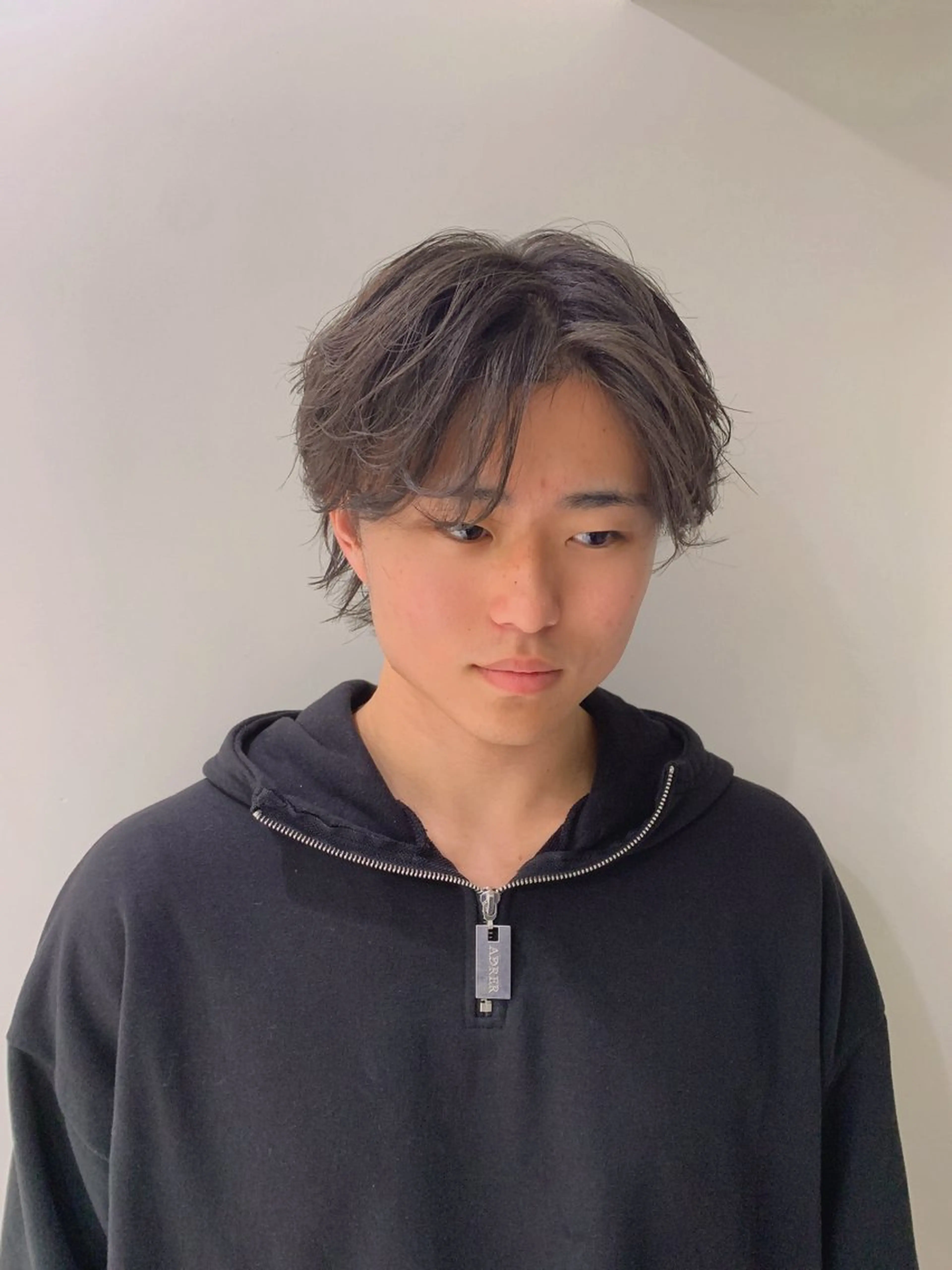 ショート パーマ メンズ [渋谷美容師] 玲弥のヘアスタイル