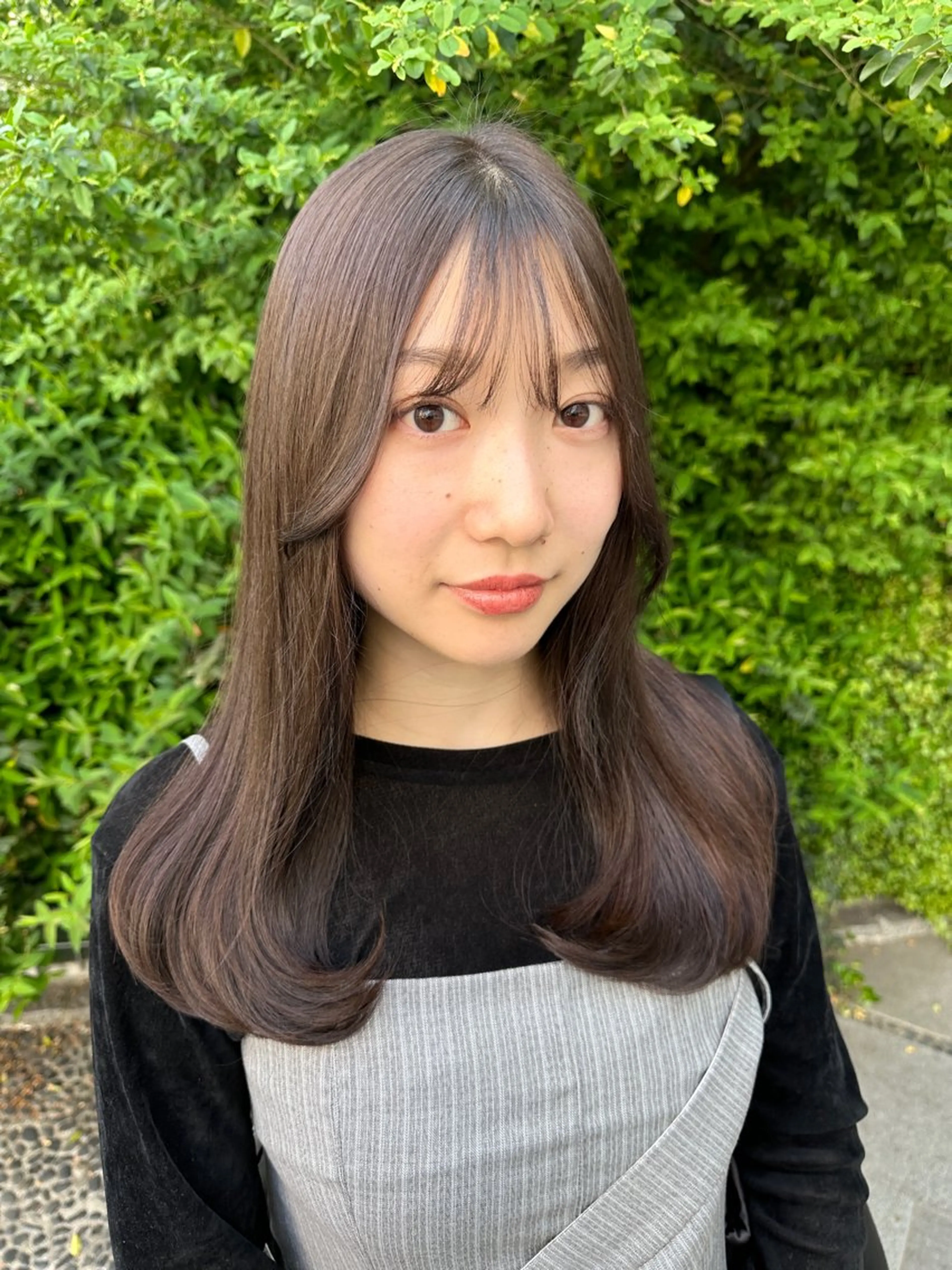 ロング カラー カット ヘアカラー 松浦ゆずき 韓国/ 診断/ダウンパーマのヘアスタイル