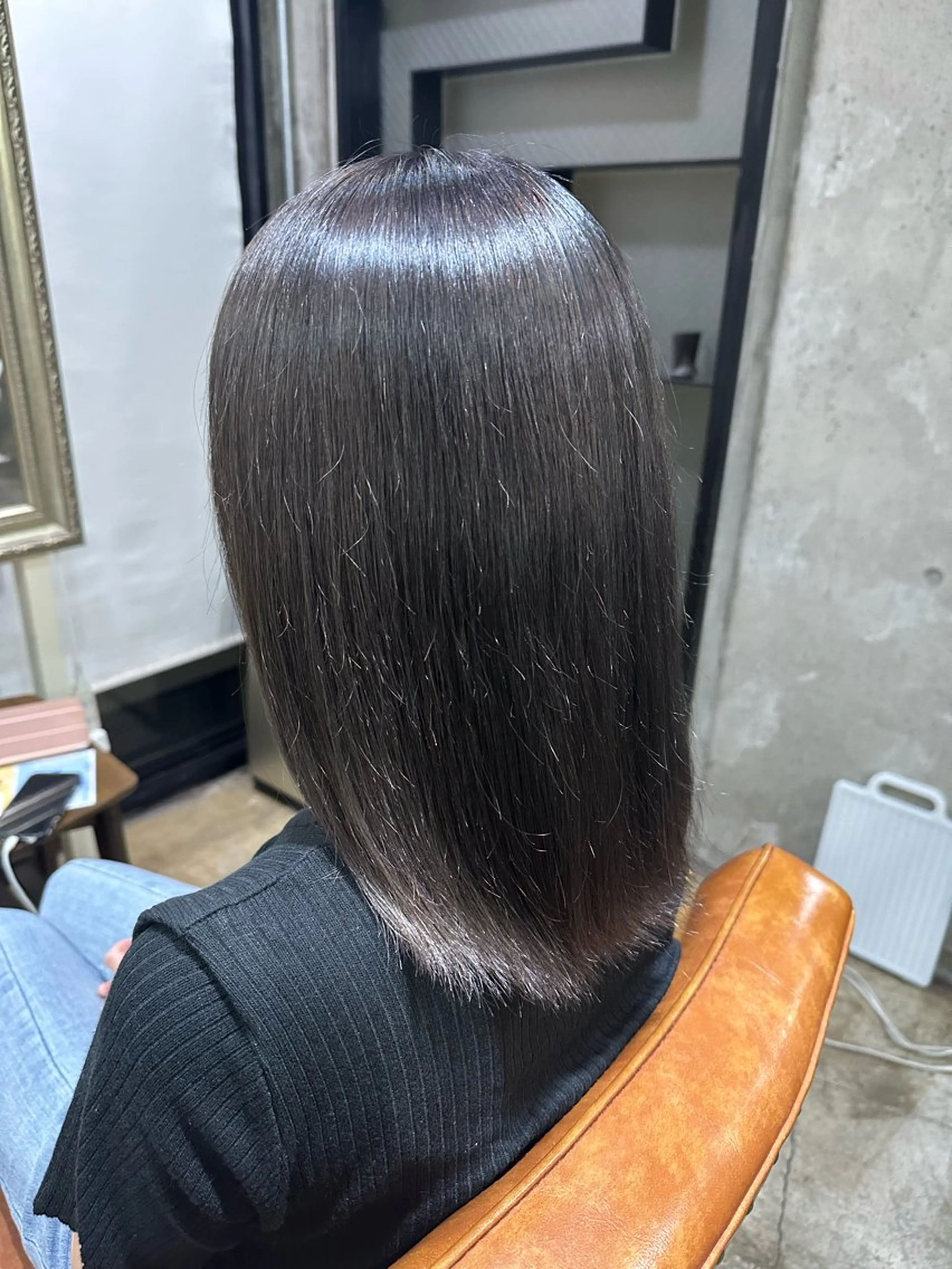 ミディアム 🔥コテ巻き風 ボブパーマ🔥のヘアスタイル