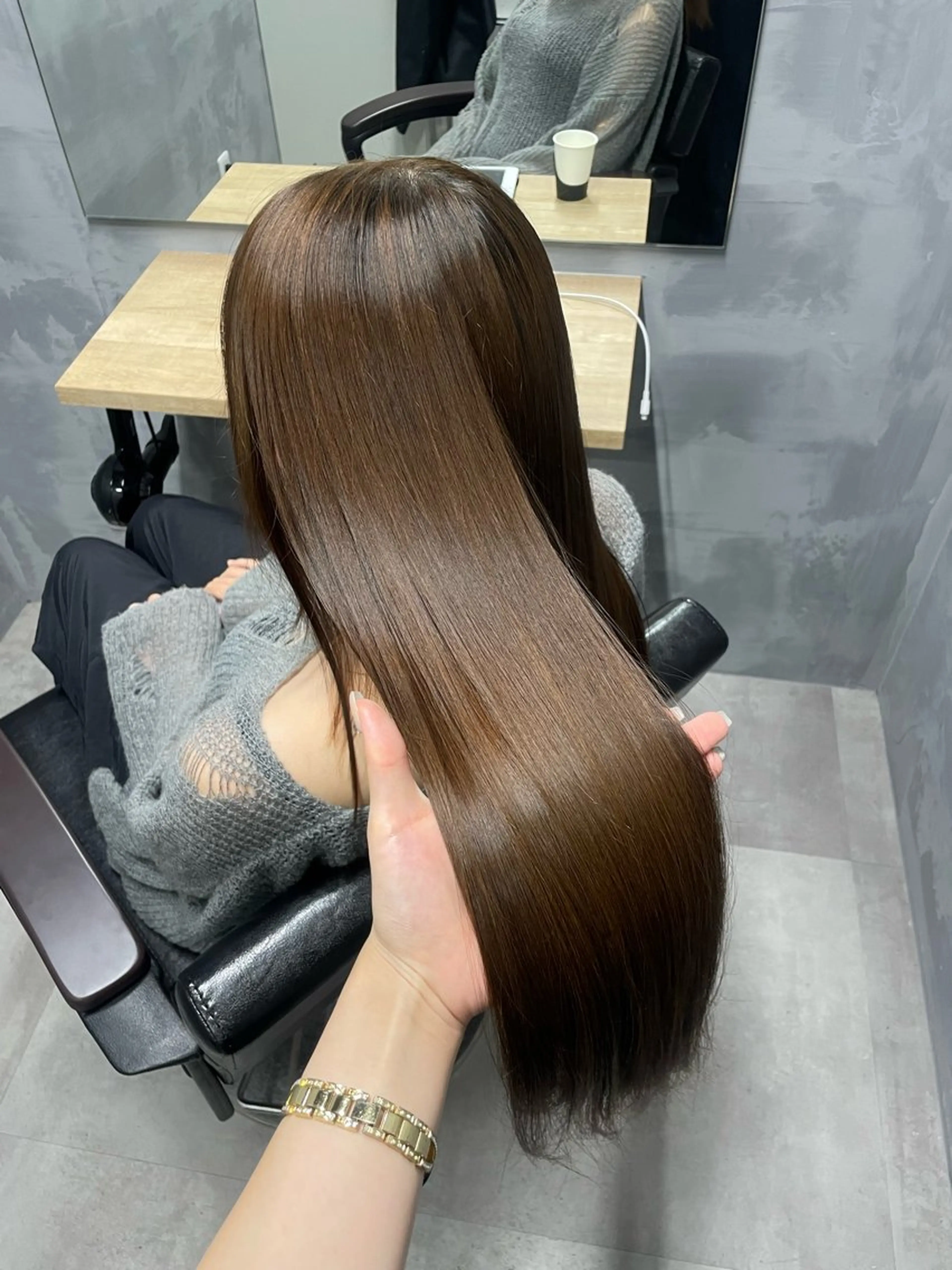 ロング カット ヘアカラー トリートメント ayano /レイヤー/艶カラーのヘアスタイル