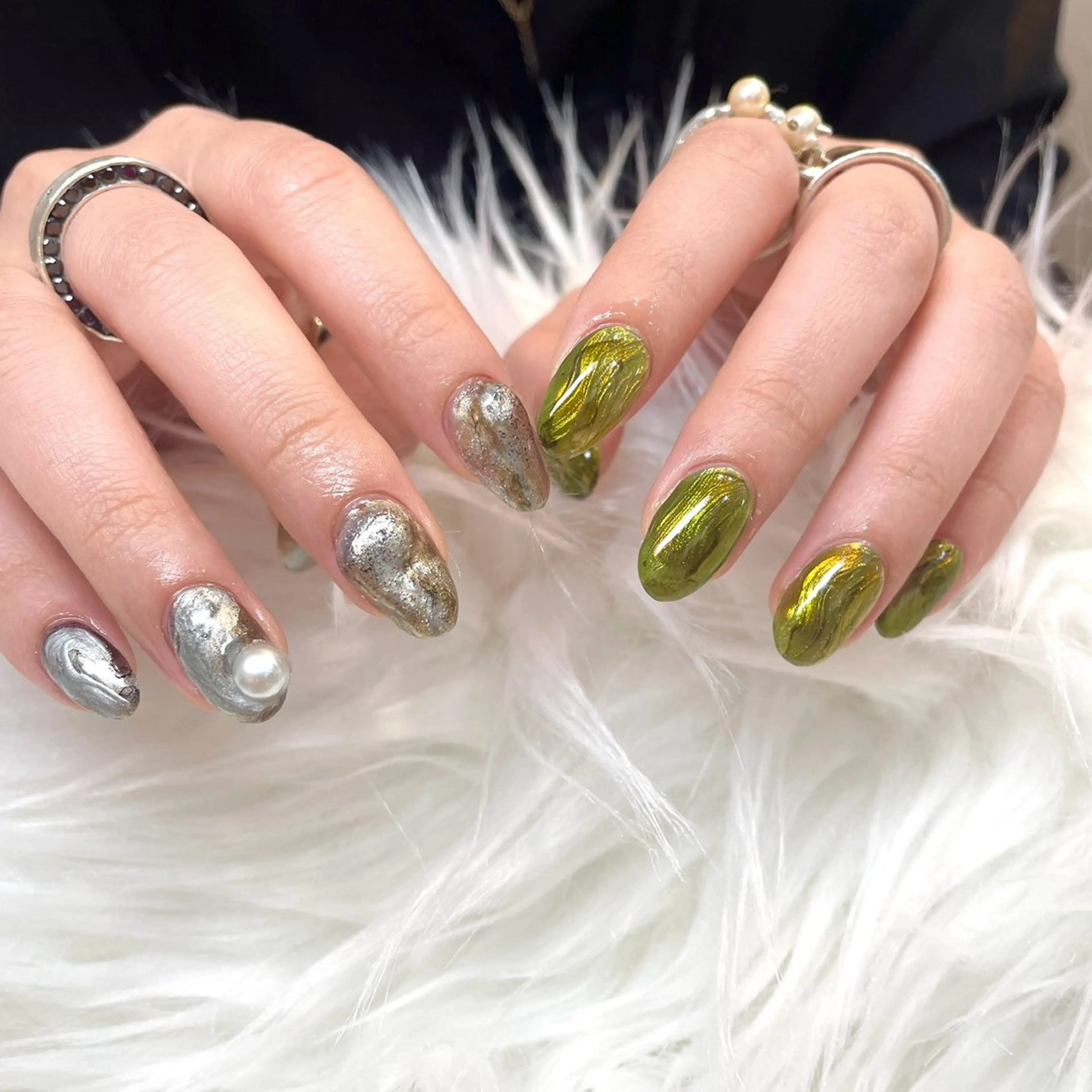 ネイル ハンドネイル 新井 ひなののネイルデザイン