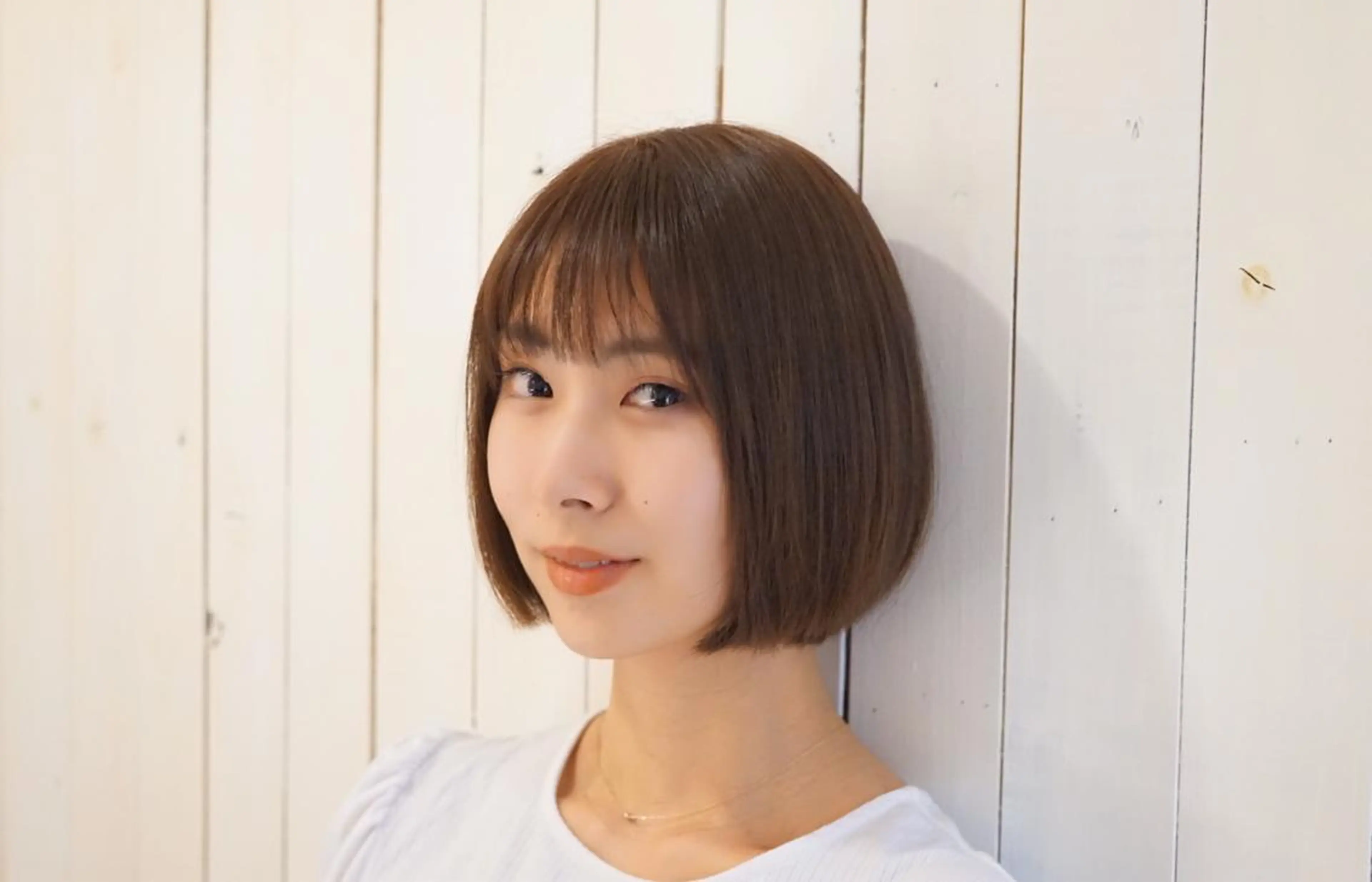 女性　Hair cutの写真
