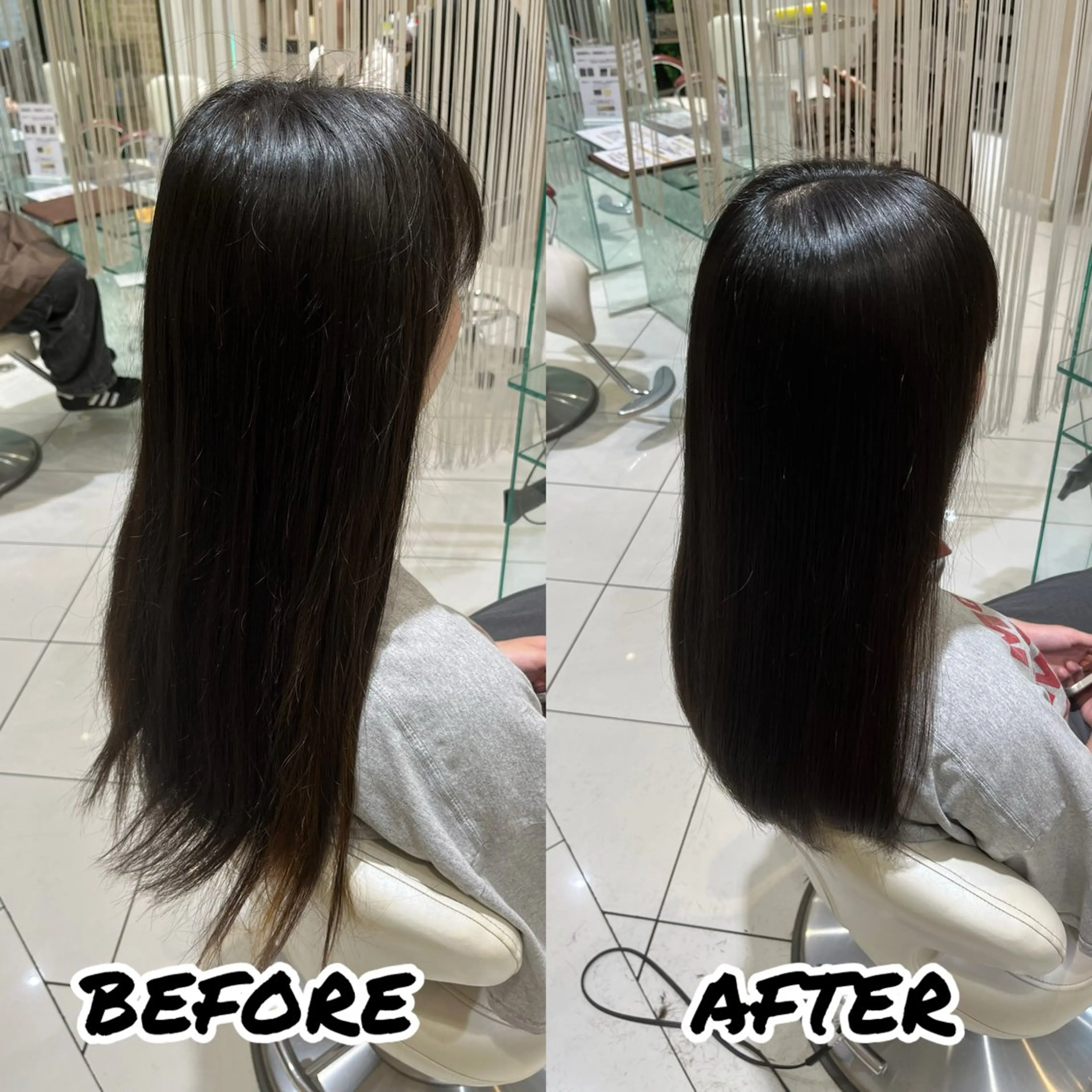 ロング カット 縮毛矯正 トリートメント 髪質改善美容師 鈴木のヘアスタイル