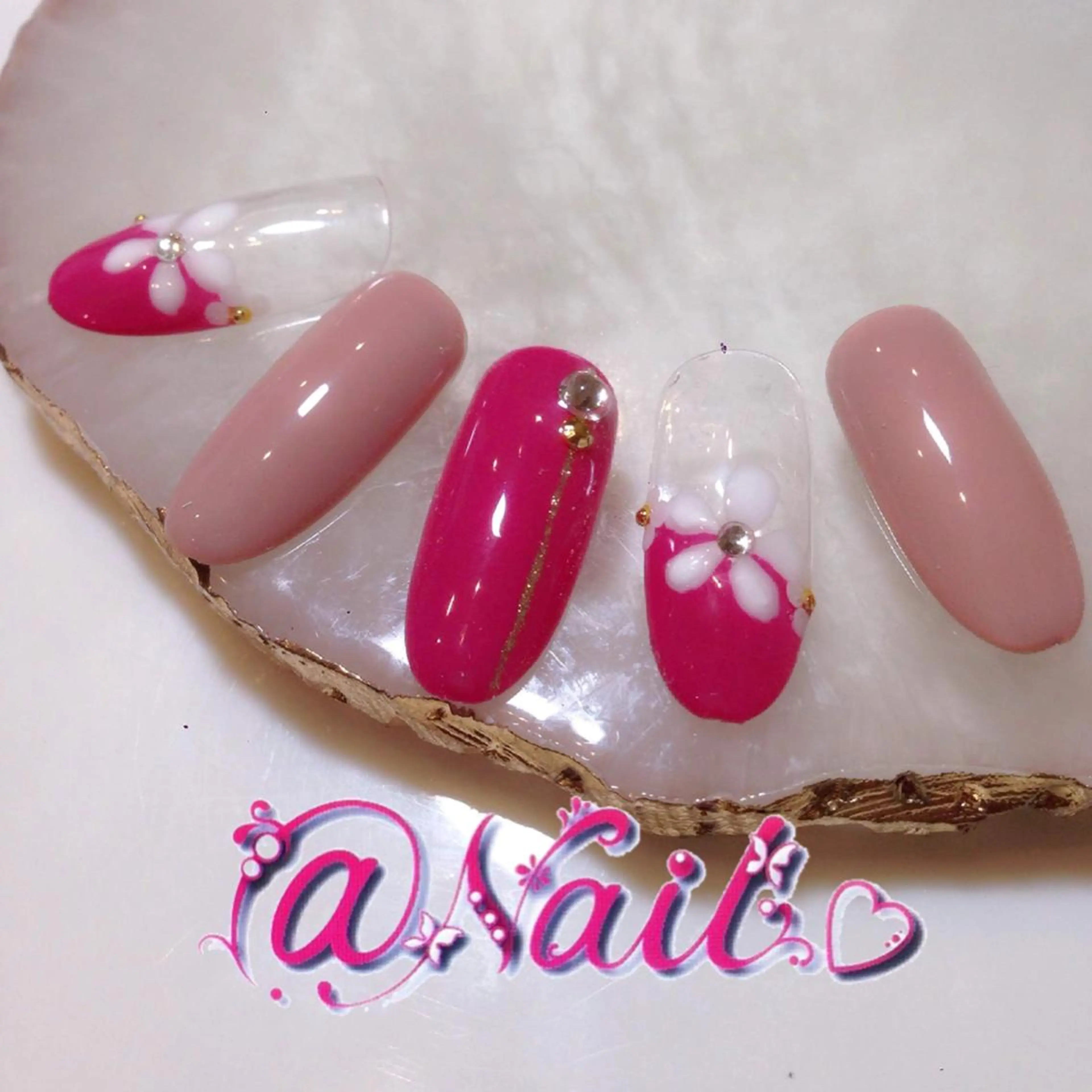 ネイル ネイルチップ 小尾 栞のネイルデザイン