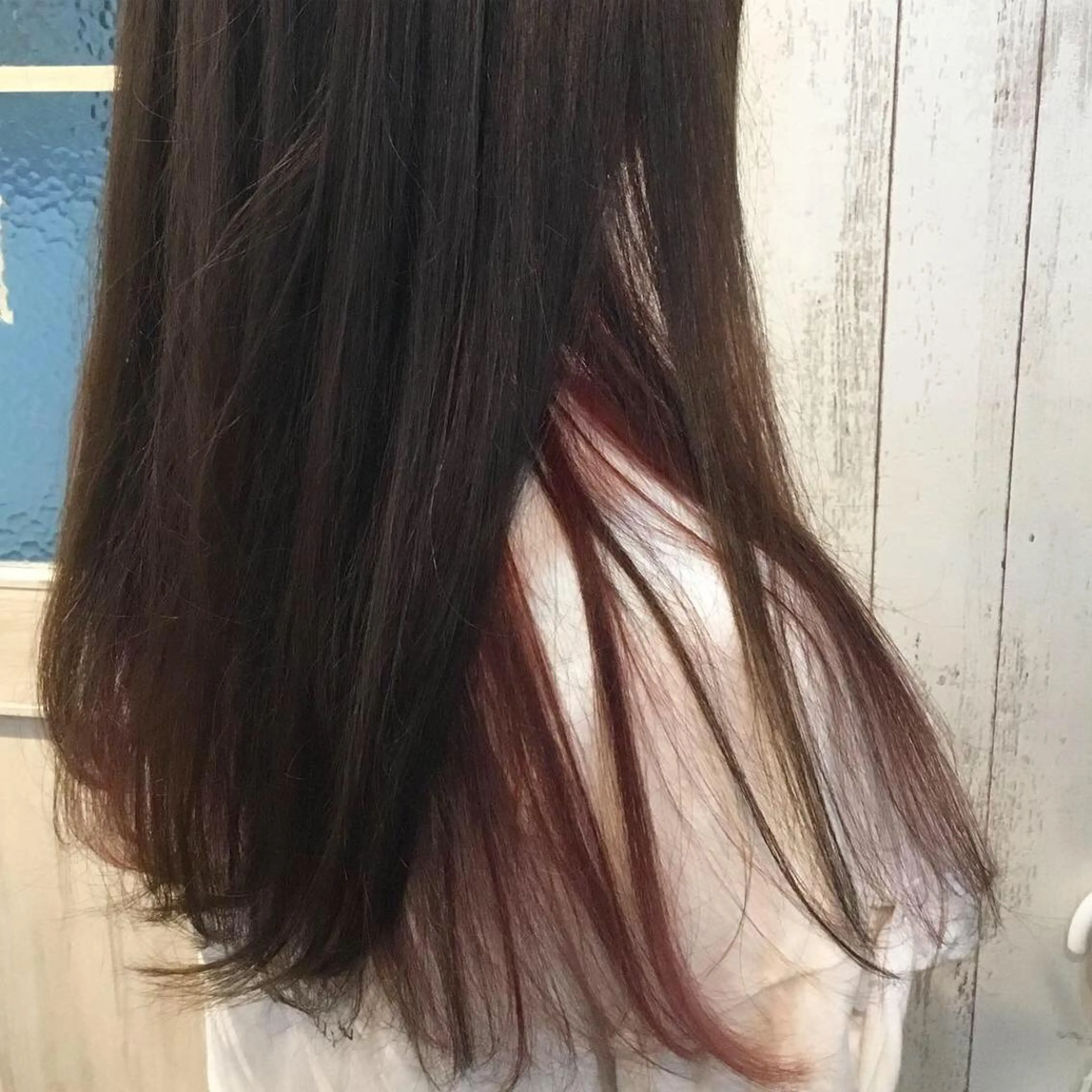 ロング カラー 金崎 新吾のヘアスタイル