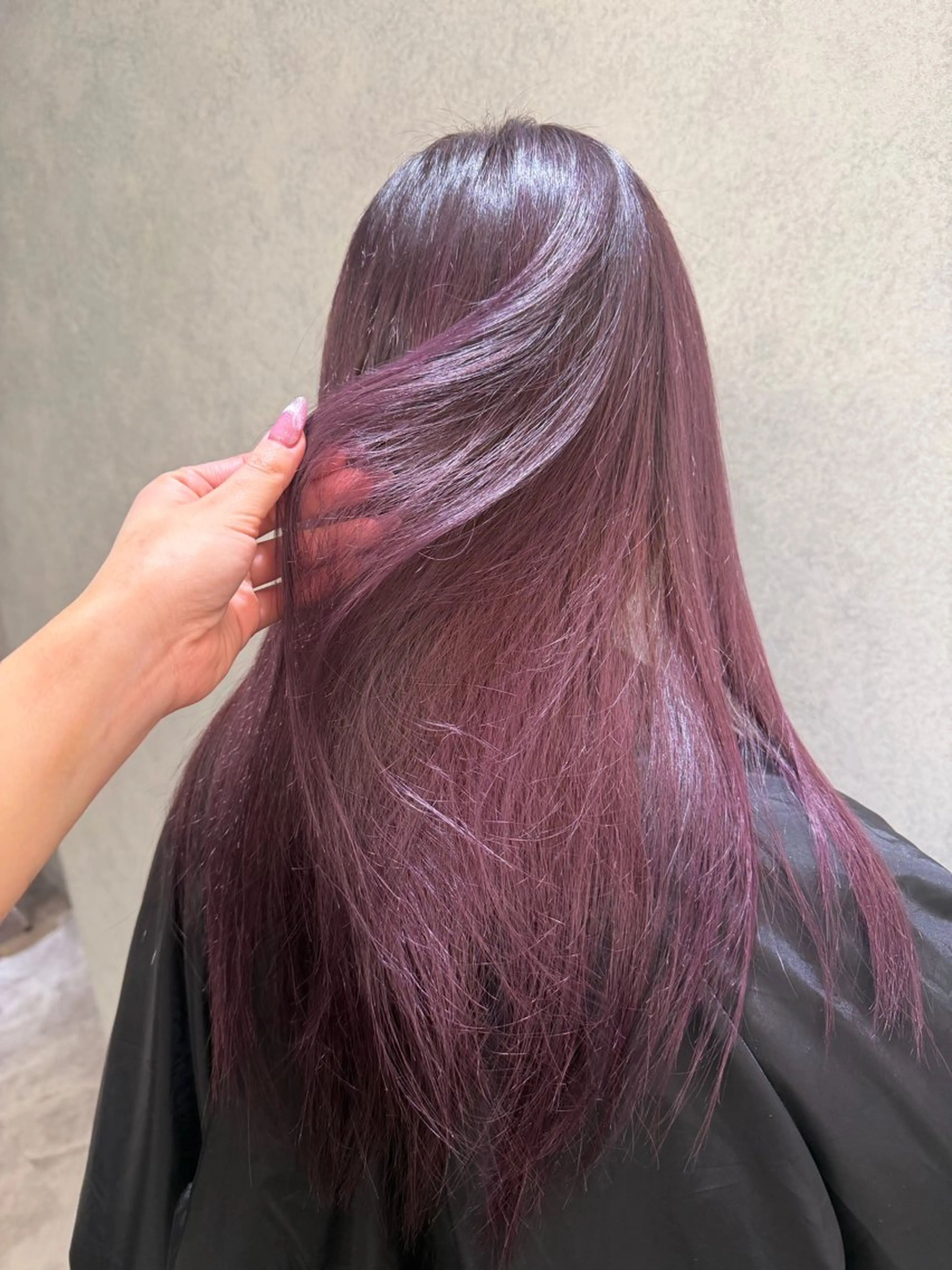 ロング ハイトーン/渋谷 韓国風/Narukaのヘアスタイル