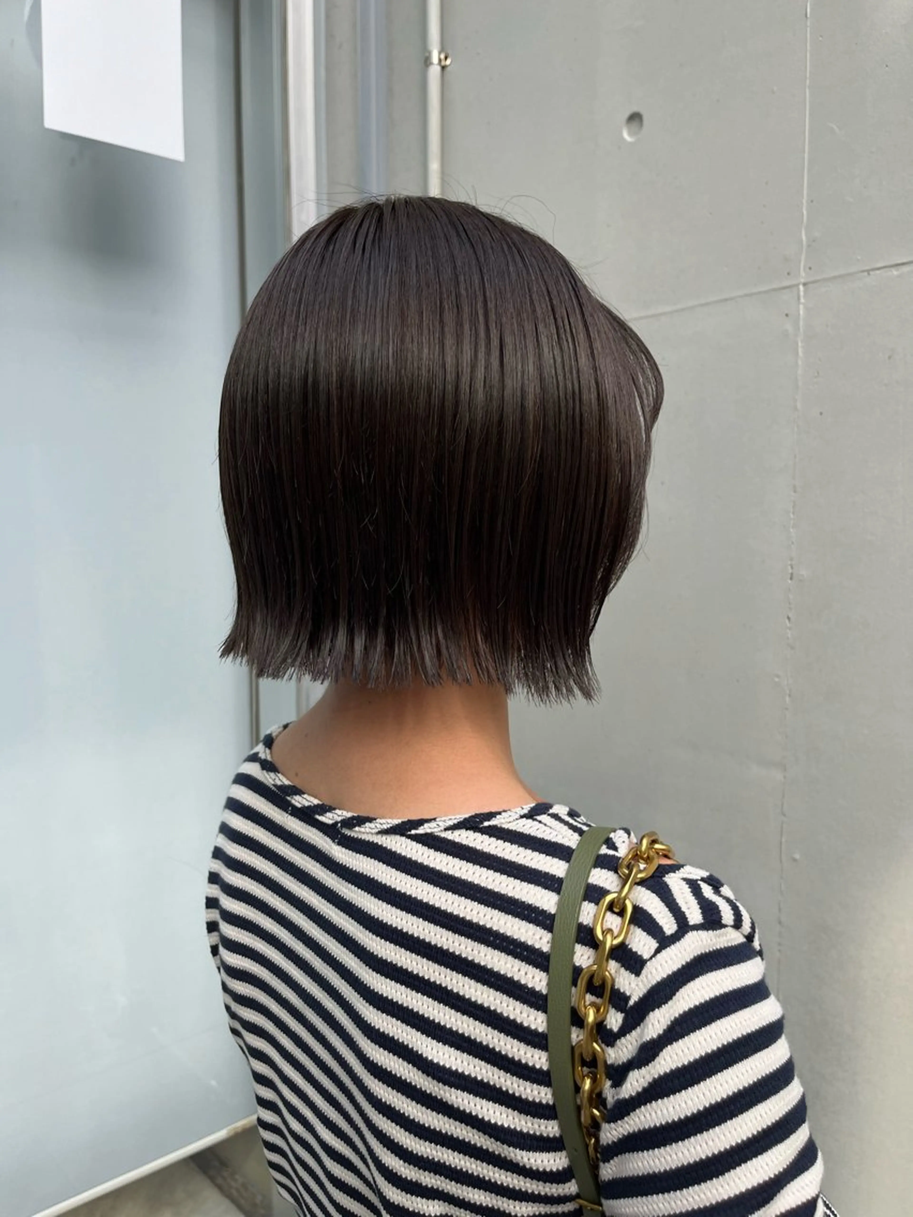 ショート 切りっぱなしボブ ボブ カット トリートメント kaho.🌿 ショートヘア⭐️のヘアスタイル