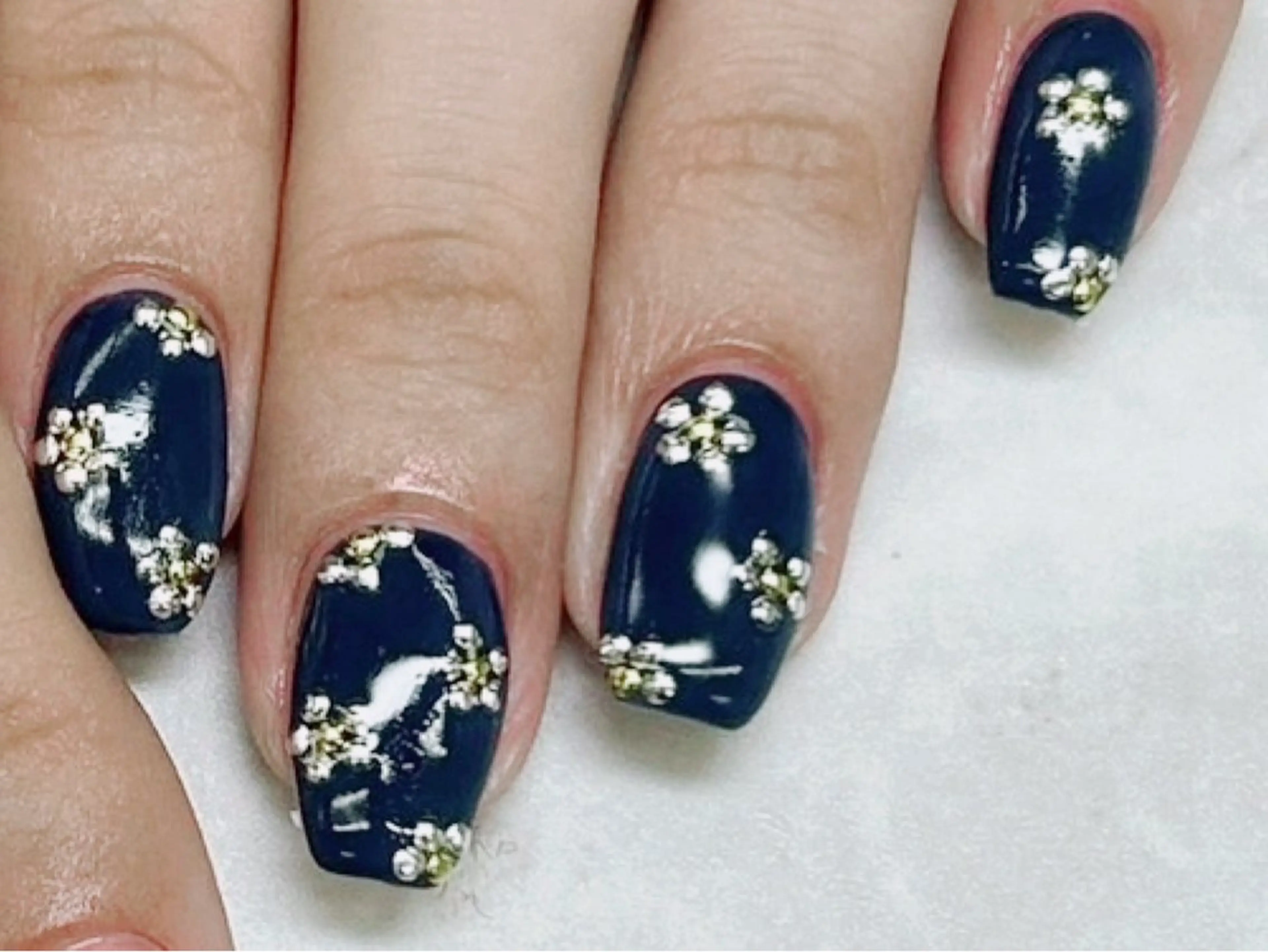 ネイル ワンカラーネイル ネイル 小顔矯正 長野駅前店　美人ヶ丘のネイルデザイン