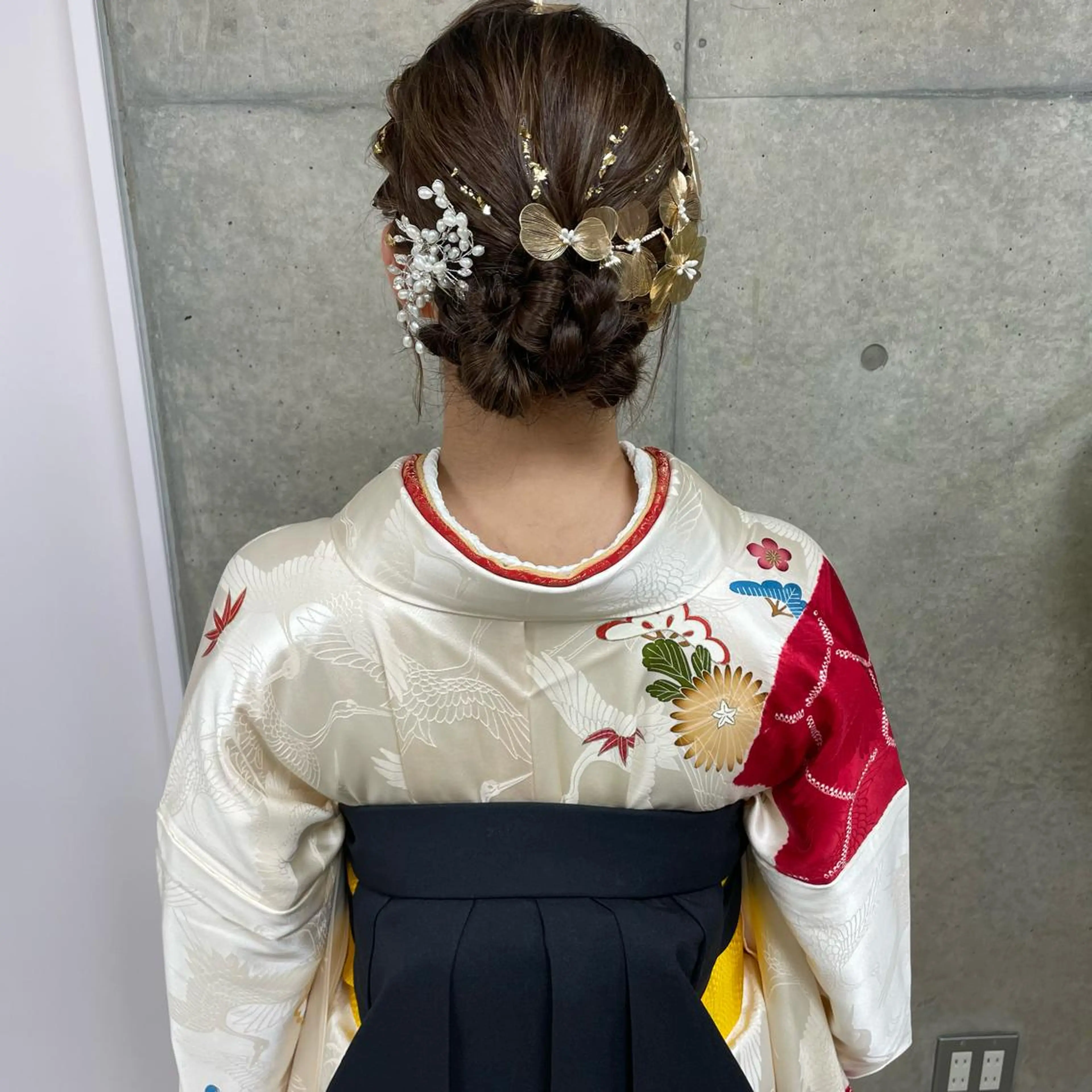 ミディアム ヘアアレンジ 着付け 坂本 沙也加のヘアスタイル