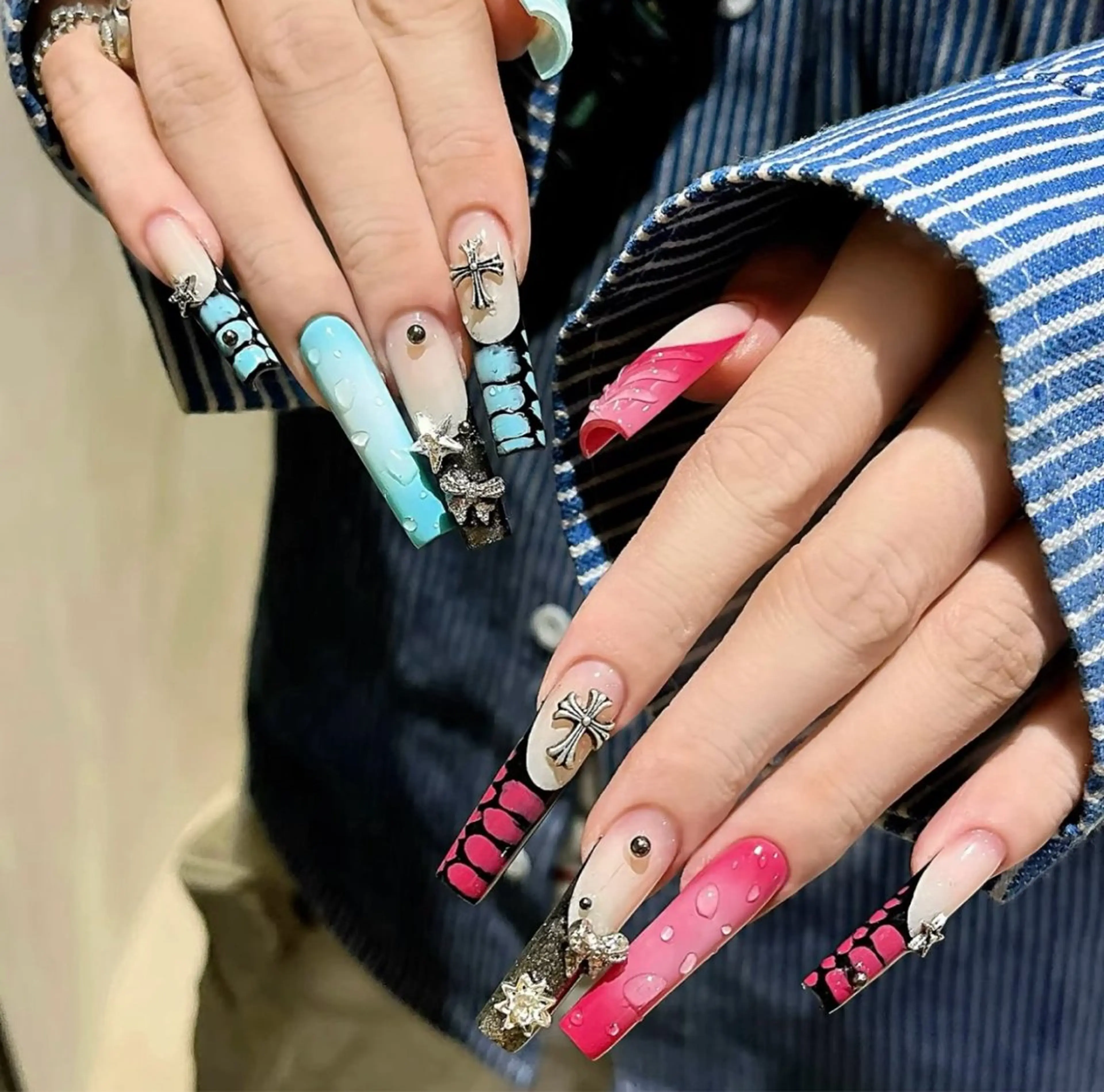 ネイル ハンドネイル 長さだし専門店 M2　rikaのネイルデザイン