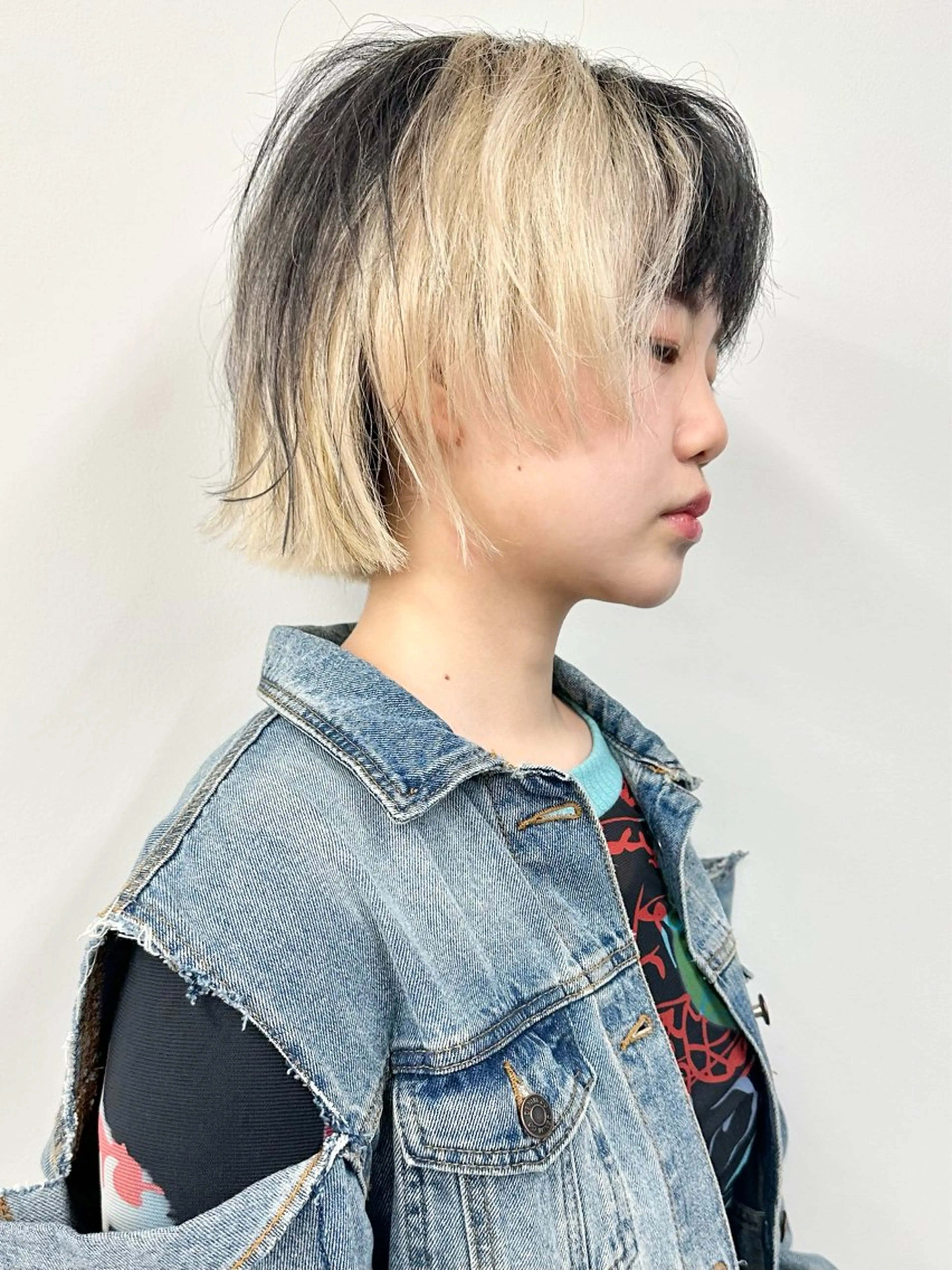 ミディアム カット ヘッドスパ ボブ/ゆるふわ ボブパーマ/とういのヘアスタイル