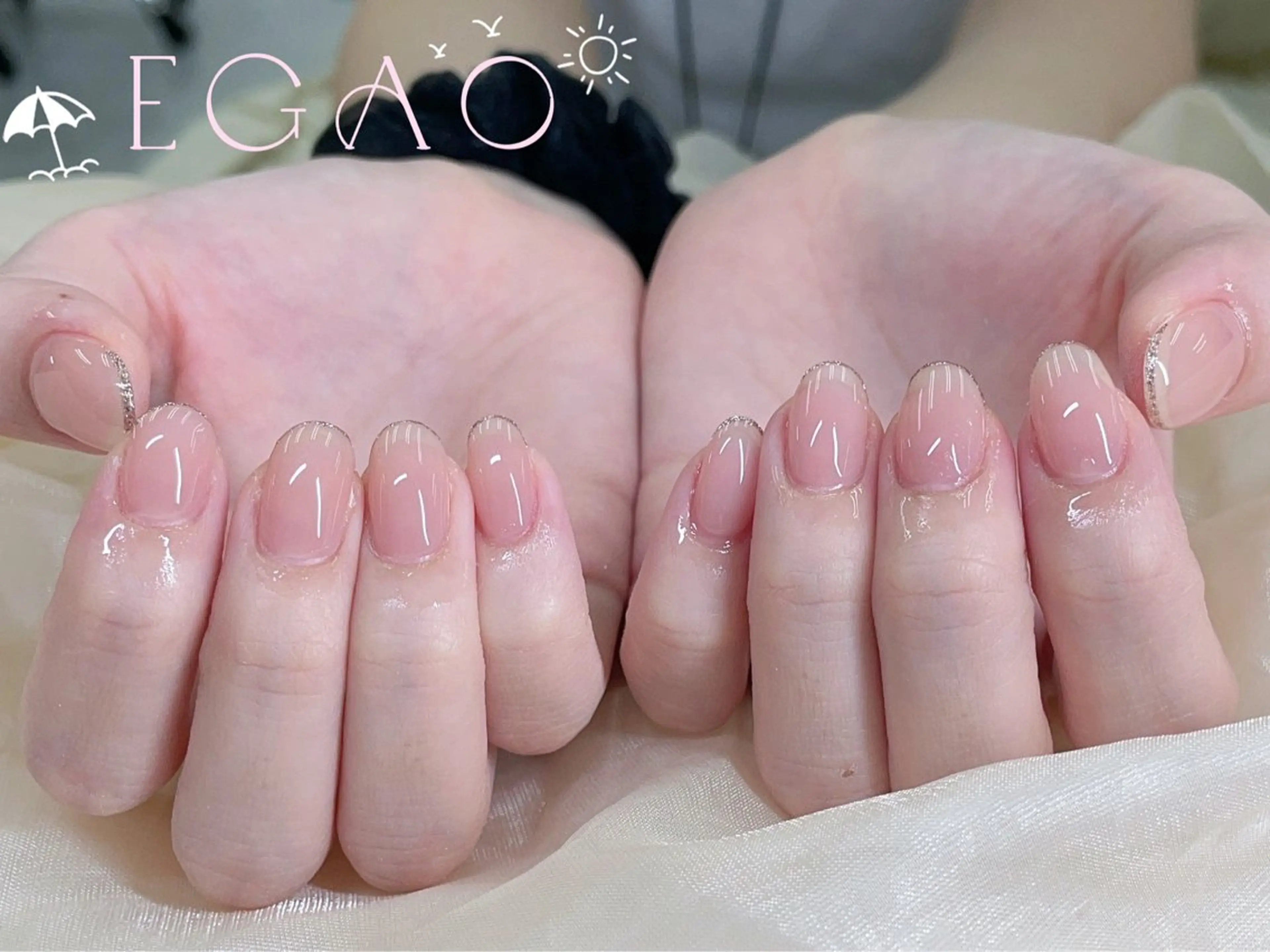 ネイル アートネイル フットネイル フレンチネイル ジェルネイル グラデーション ハンドネイル Egao Nail錦糸町店のネイルデザイン