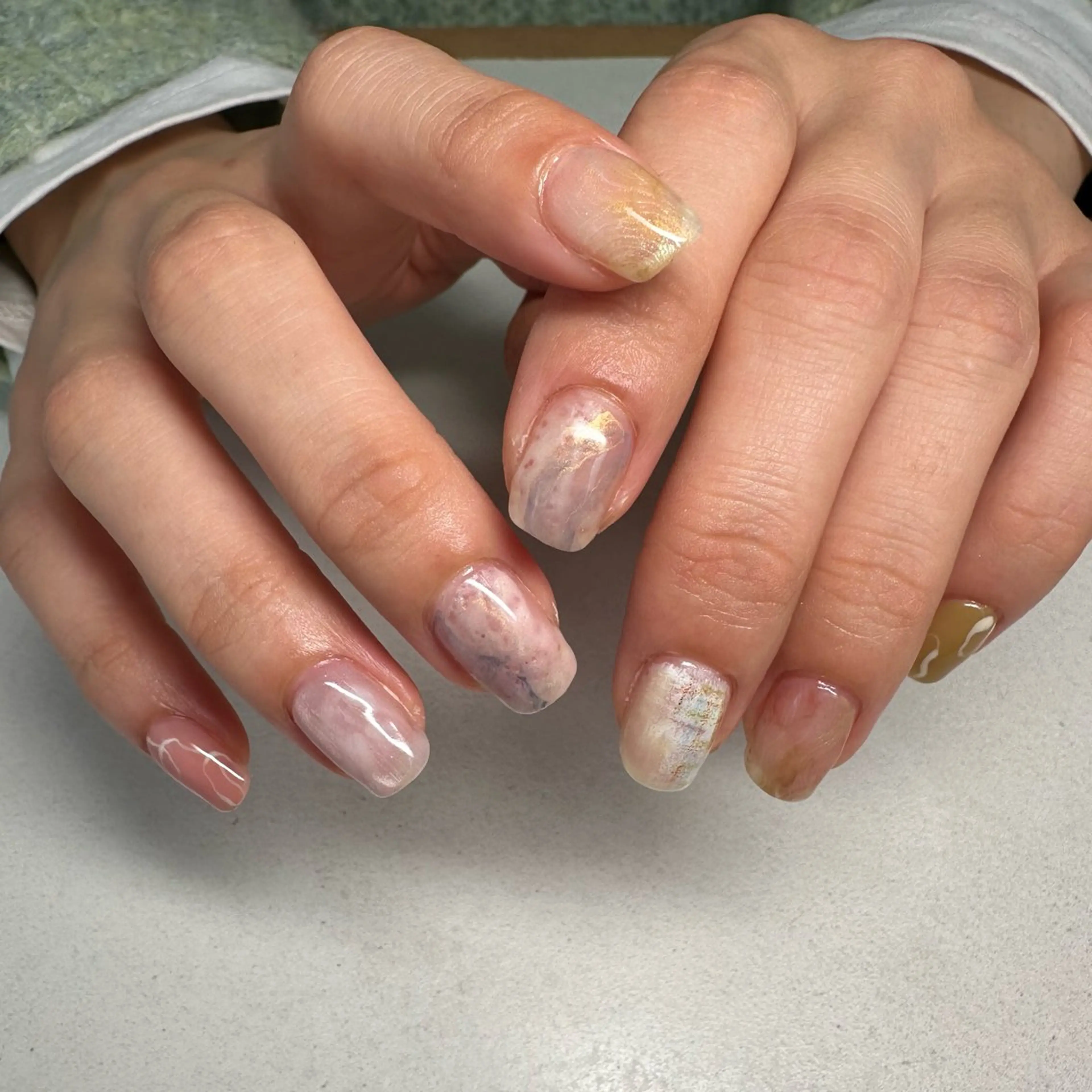 ネイル アートネイル 春ネイル Kaede *LUFTのネイルデザイン