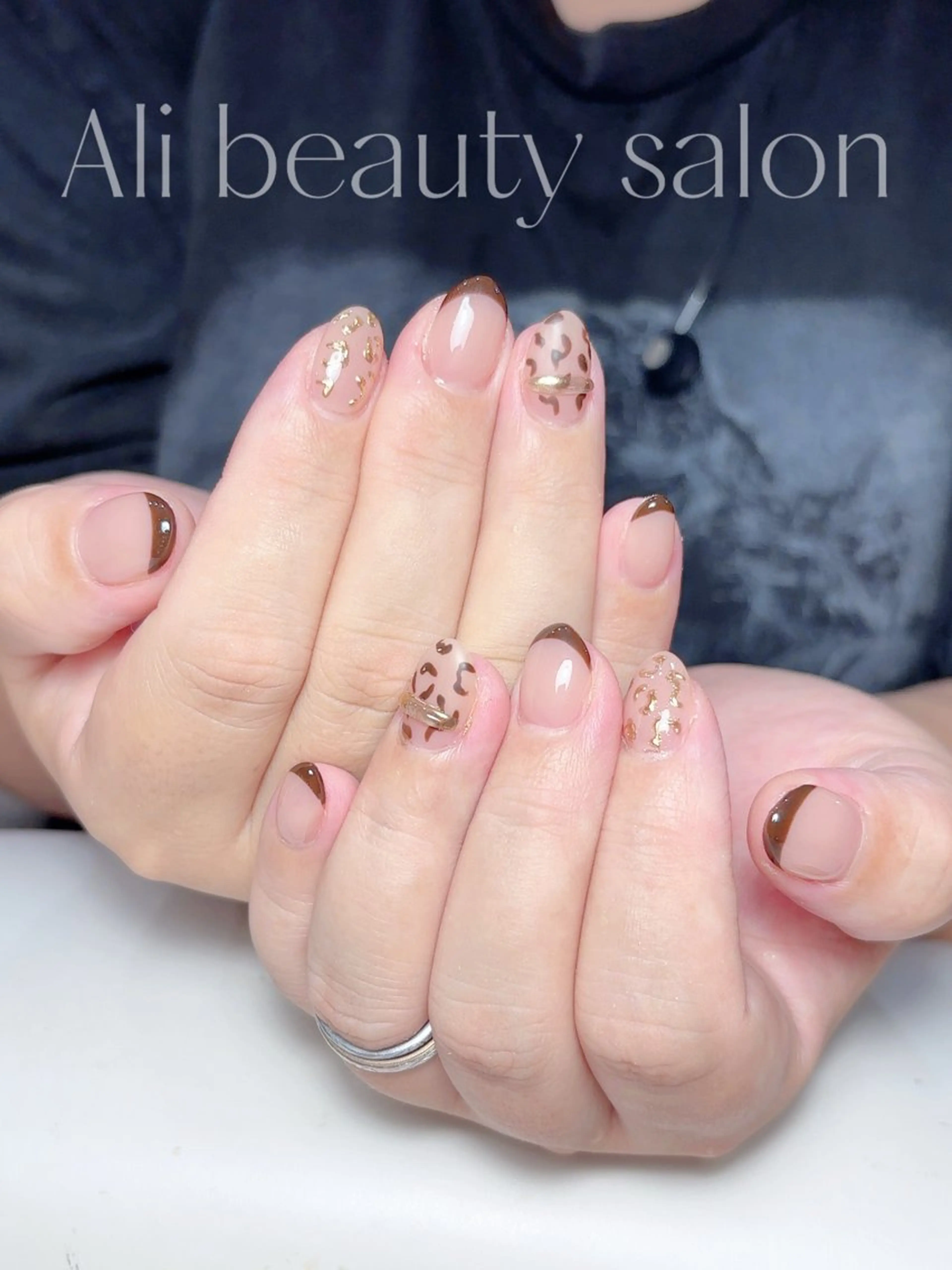 ネイル フレンチネイル ミラーネイル ハンドネイル Ali 新小岩 ネイル専門のネイルデザイン