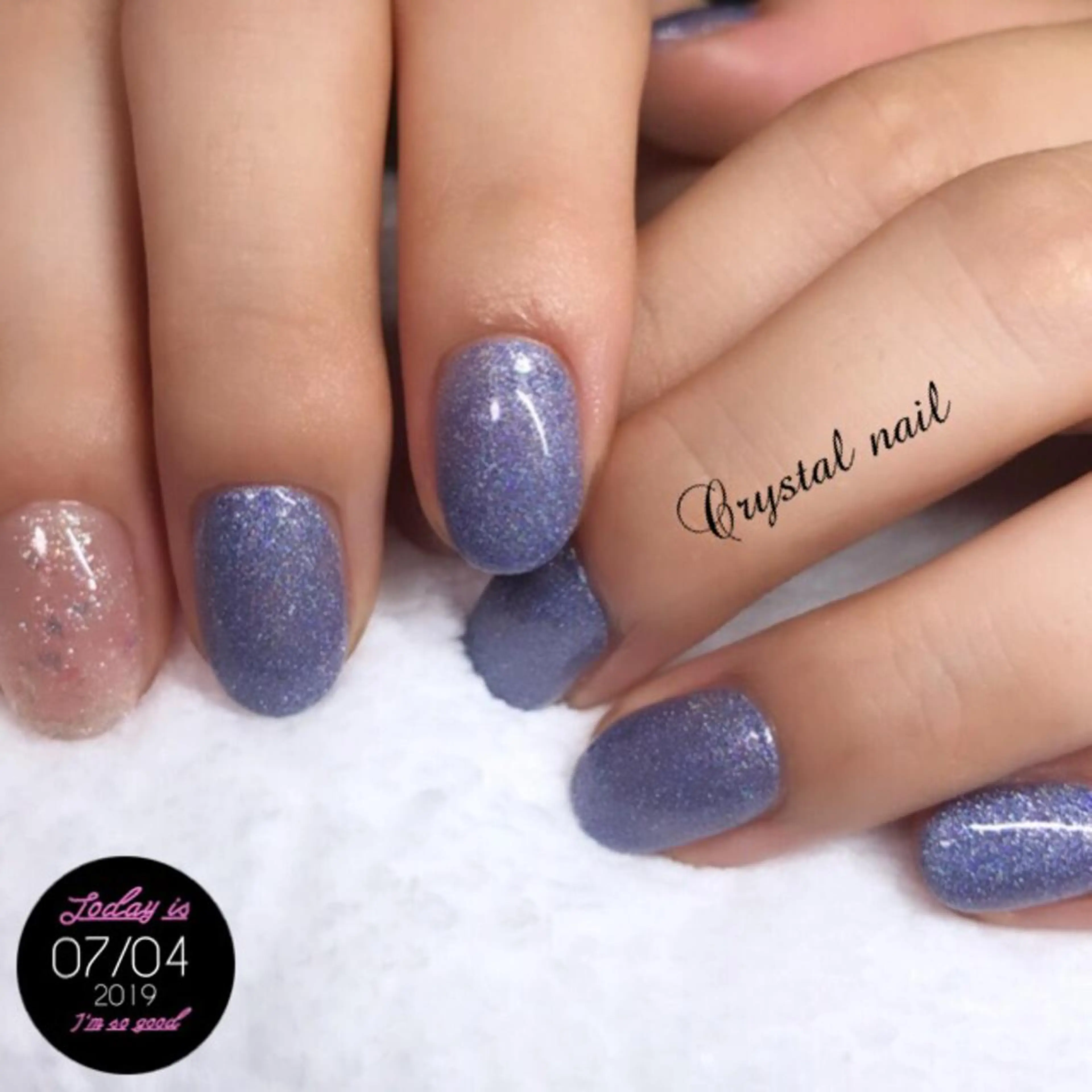ネイル ラメ(グリッター) ハンドネイル SCENERY NAILのネイルデザイン