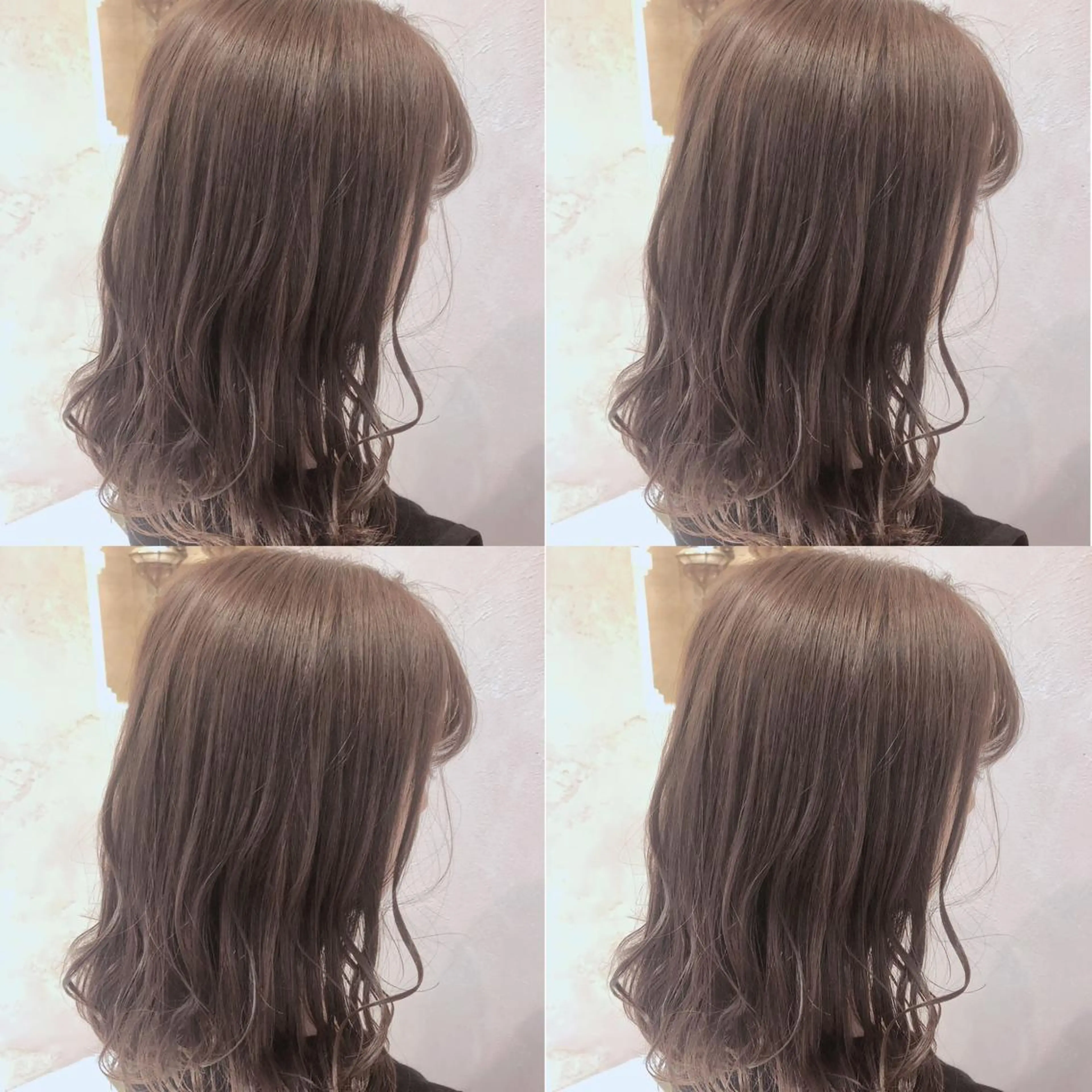 セミロング カラー 韓国風ヘア✻透明感 カラー✻yukaのヘアスタイル