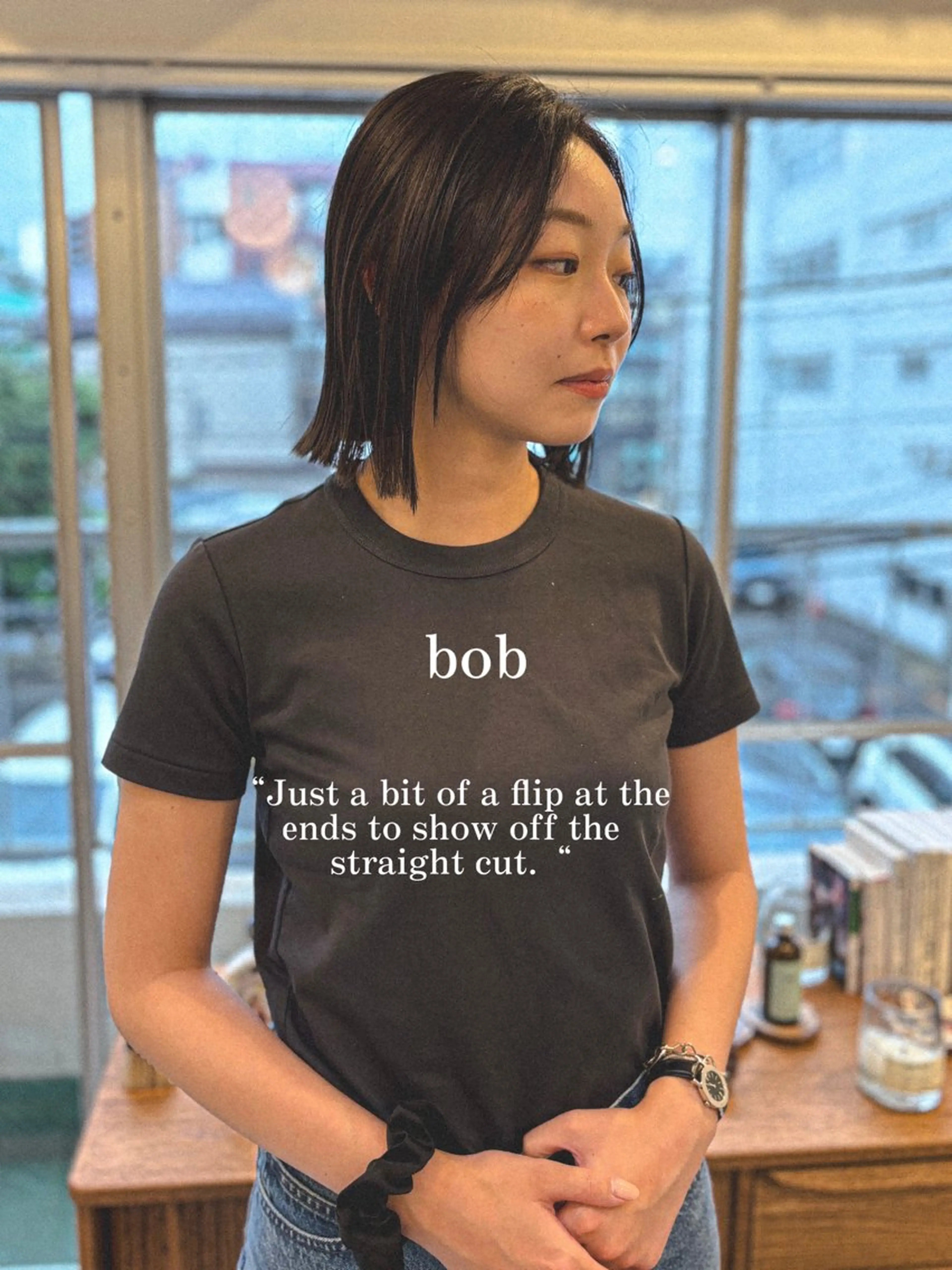 ショート カラー カット ヘアカラー トリートメント ond〖オンド〗所属・中目黒ブリーチカラー ボブ橋本青輝のヘアスタイル